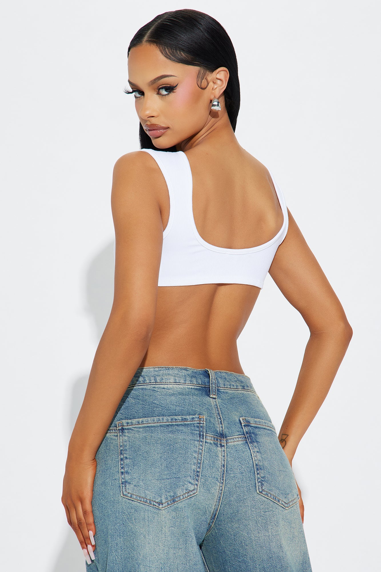 Melissa Snatched Top - White