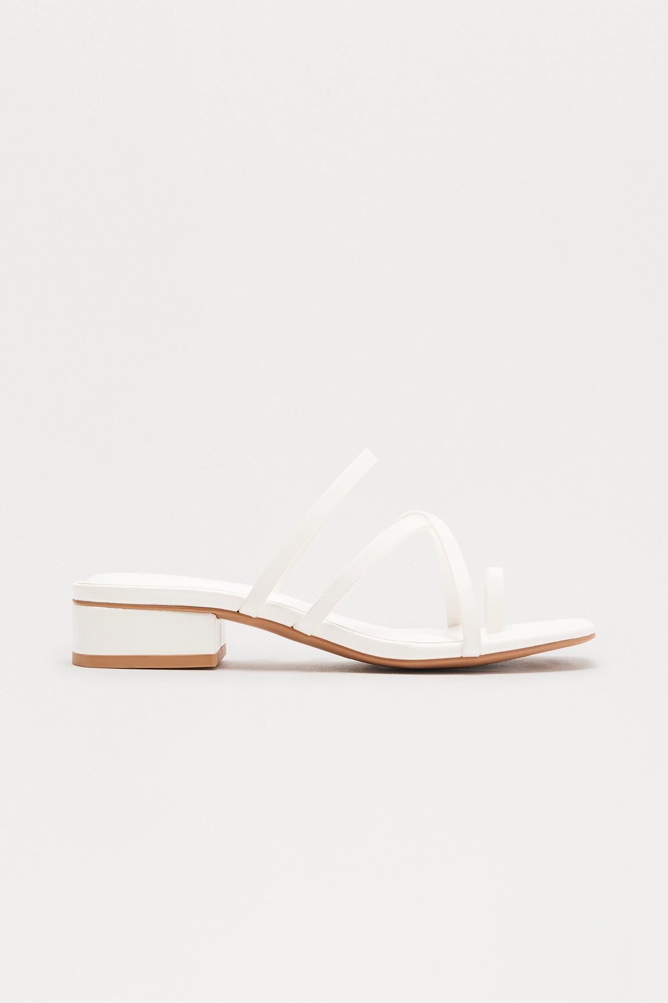 Sagittarius Toe Ring Sandals - Off White