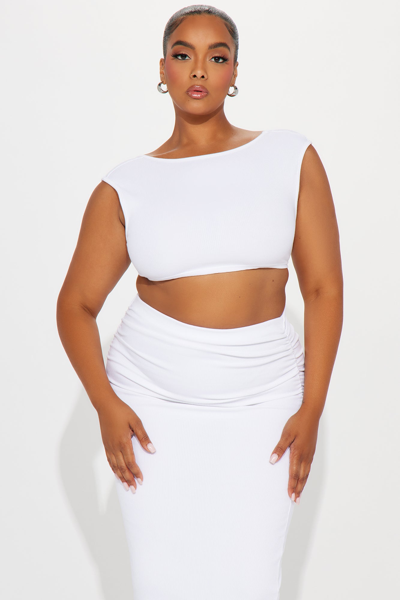 Melissa Snatched Top - White