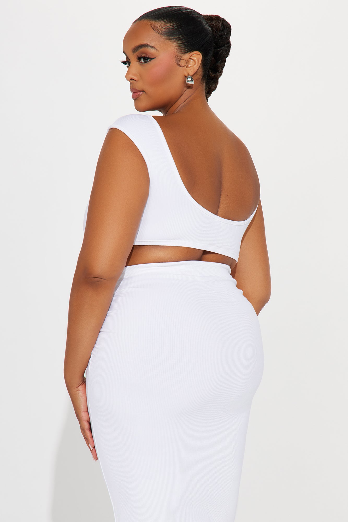 Melissa Snatched Top - White