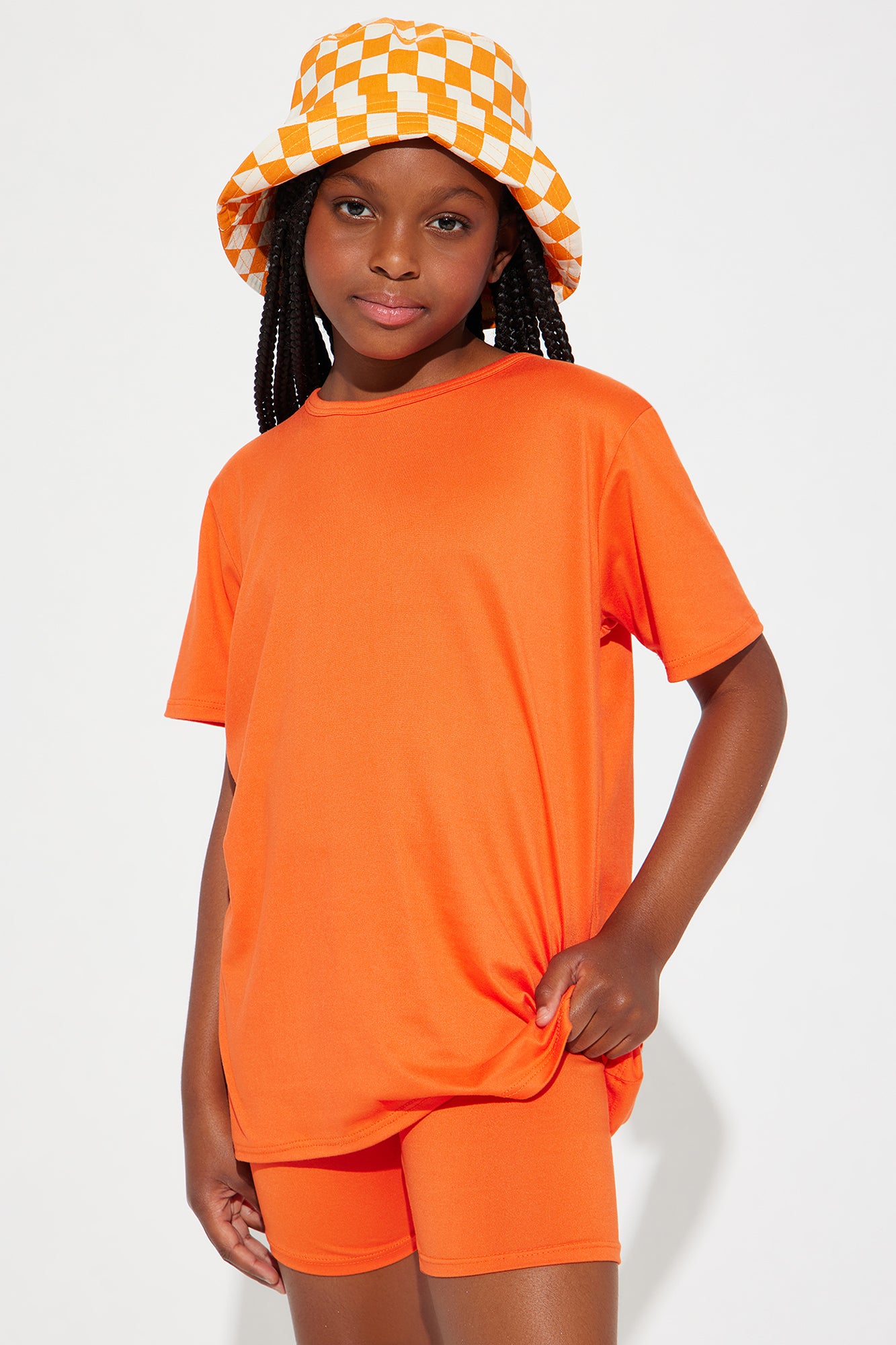 Mini Weekend Vibes Short Set II - Orange