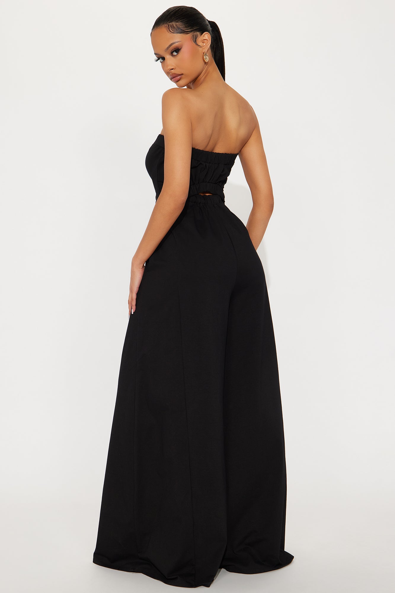 Leticia Strapless Jumpsuit - Black