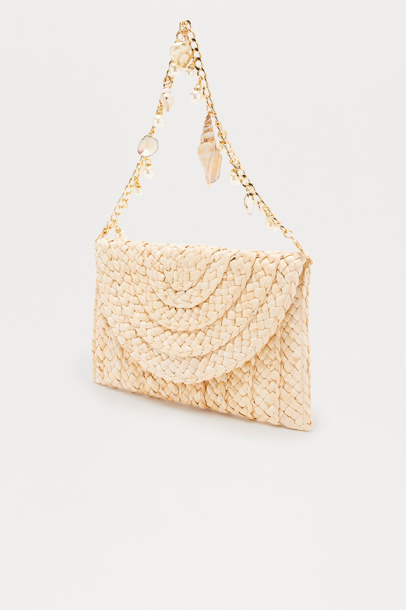 Sandy Straw Vacation Handbag - Natural