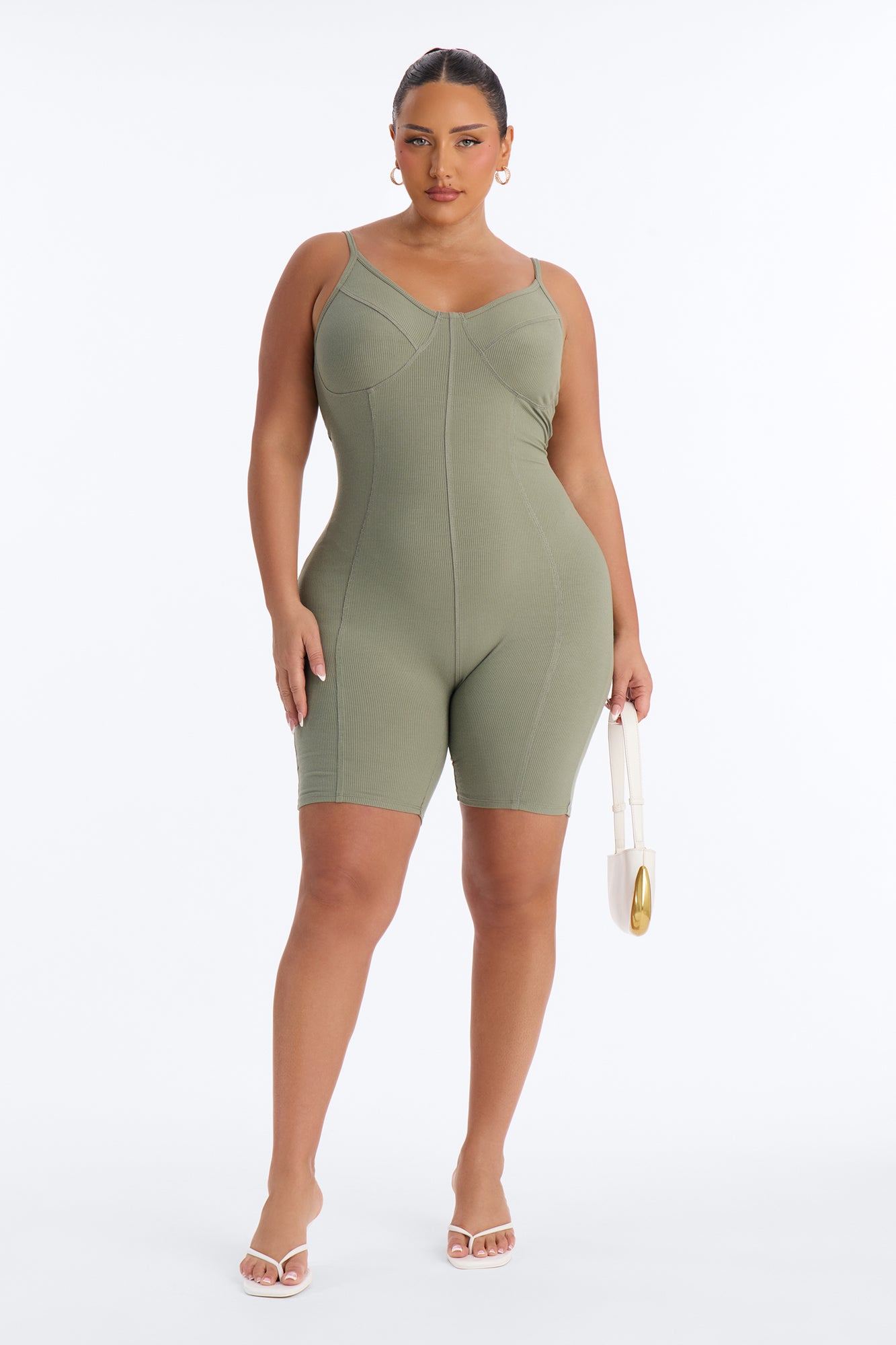 Jenni Romper - Olive