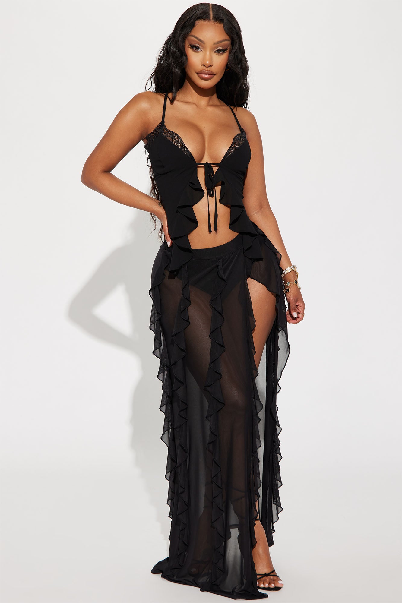 Aluna Cami Top - Black