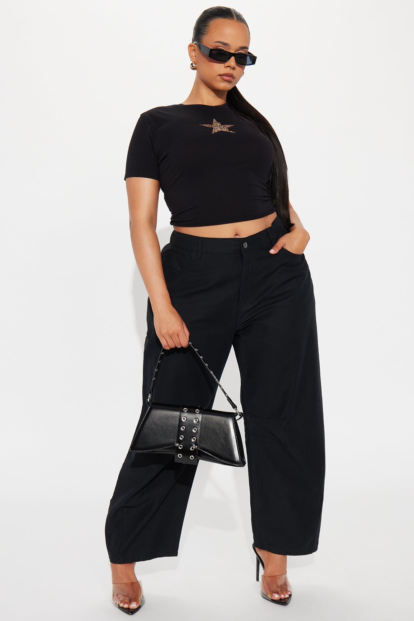 Stargirl Baby Tee - Black