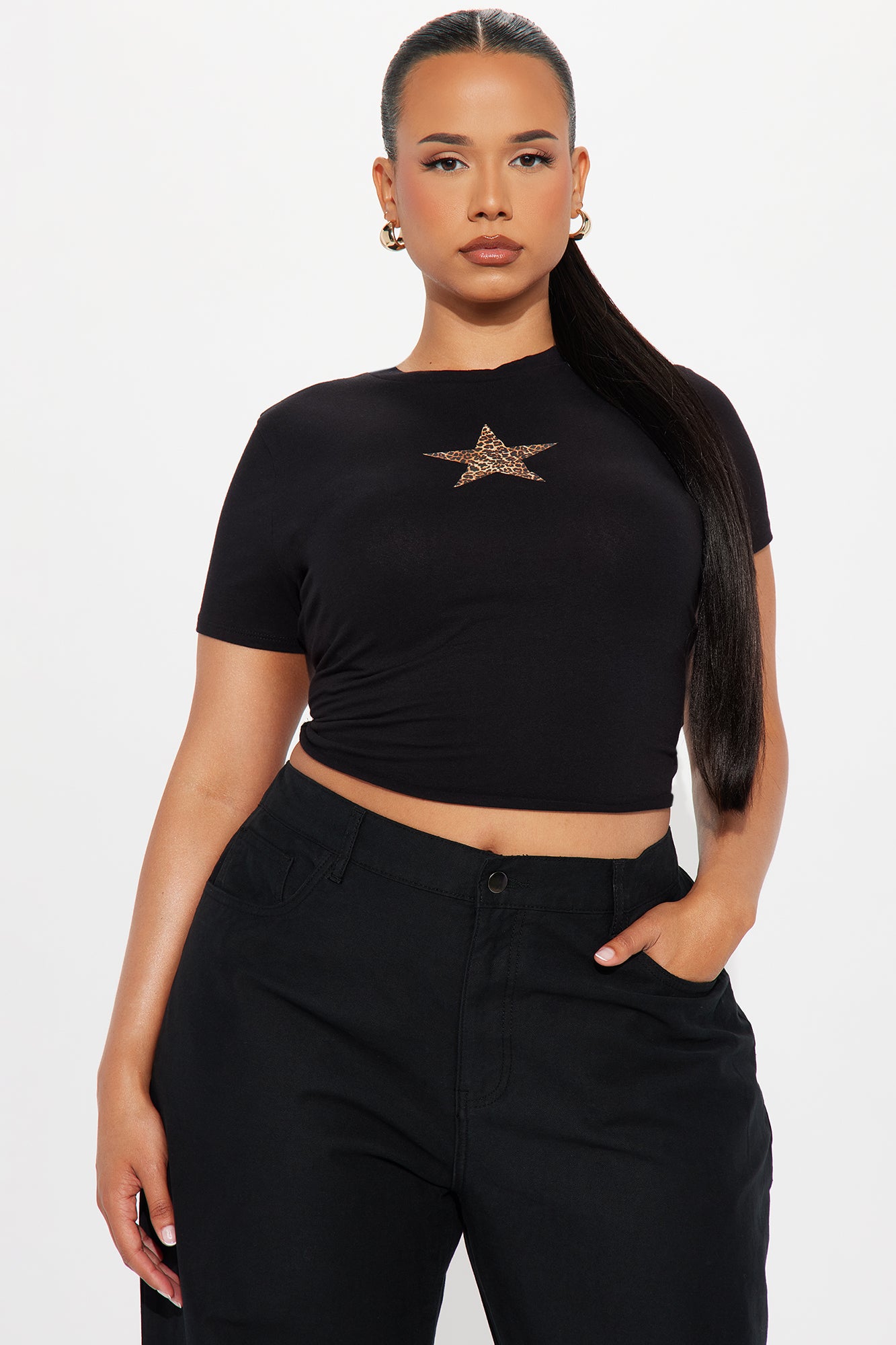 Stargirl Baby Tee - Black