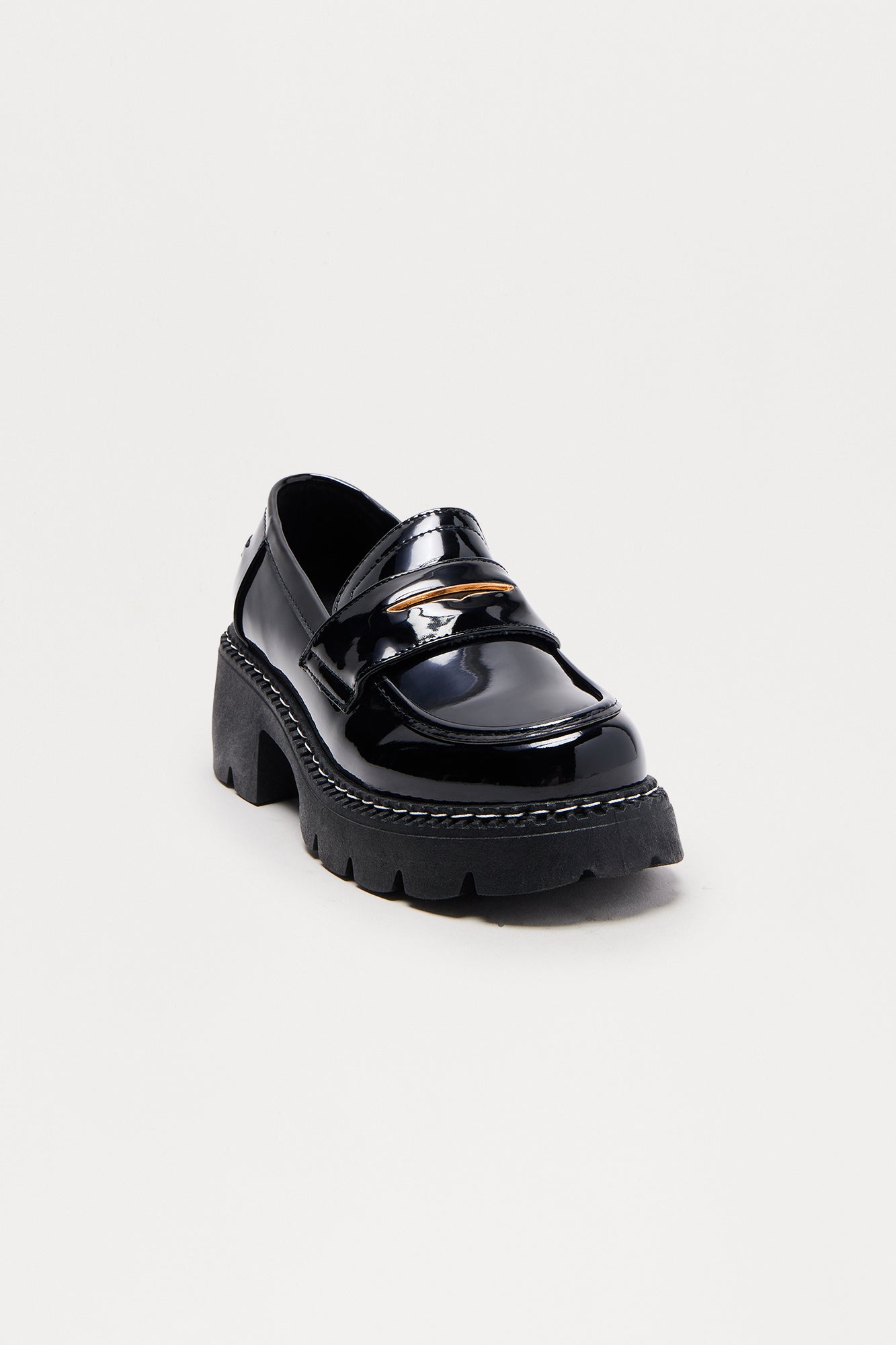 Stanford Platform Loafers - Black
