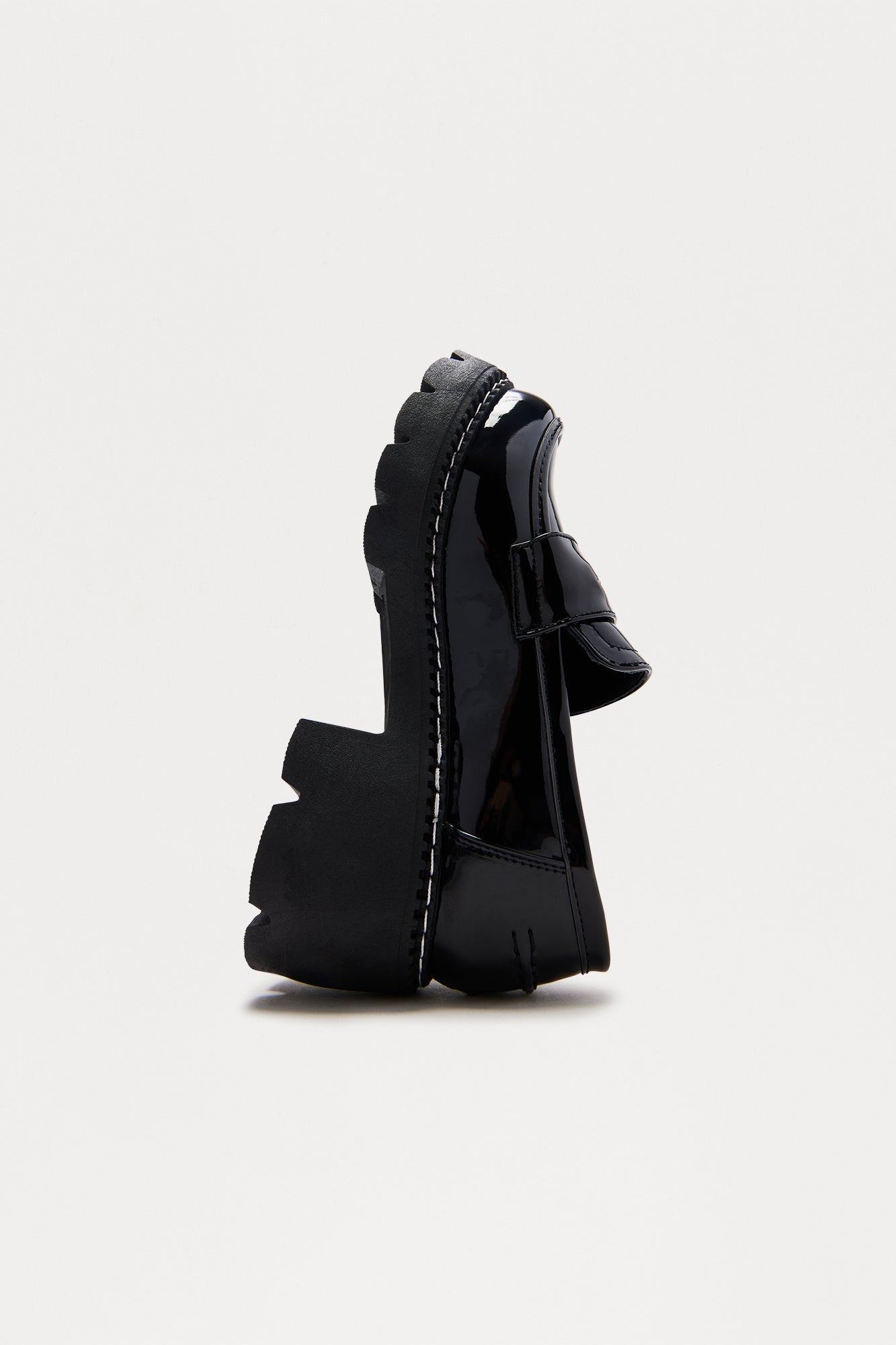 Stanford Platform Loafers - Black