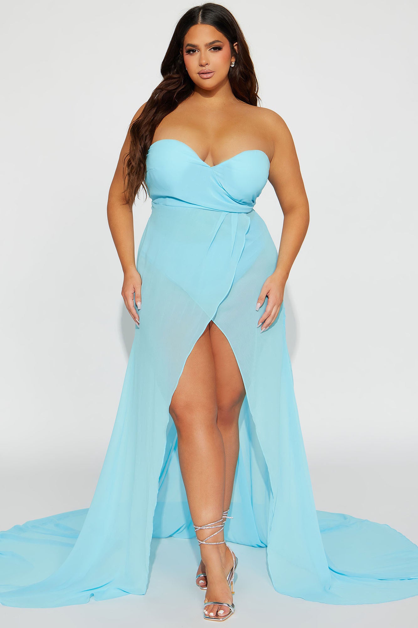Leanne Maxi Dress - Aqua