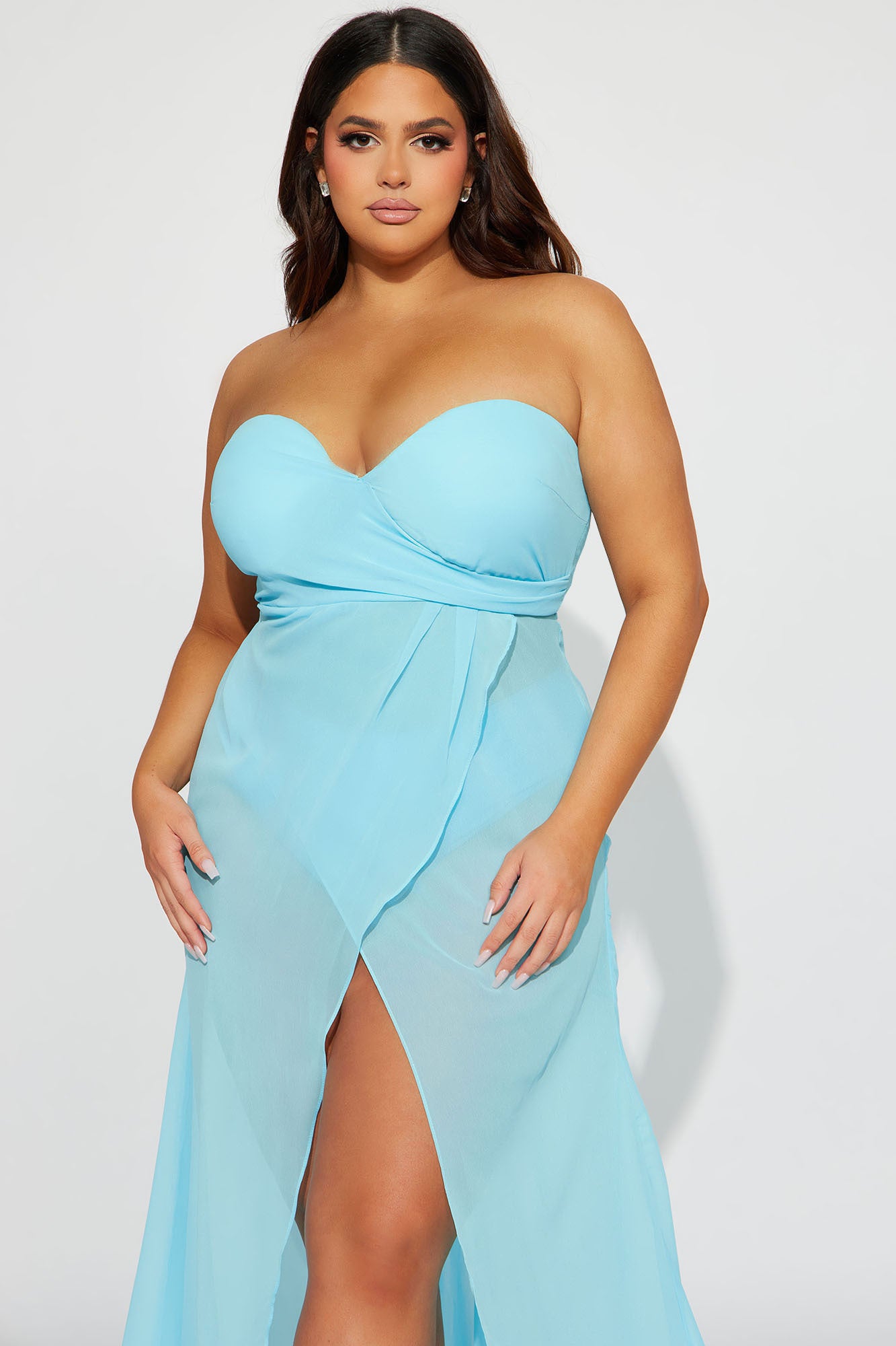 Leanne Maxi Dress - Aqua
