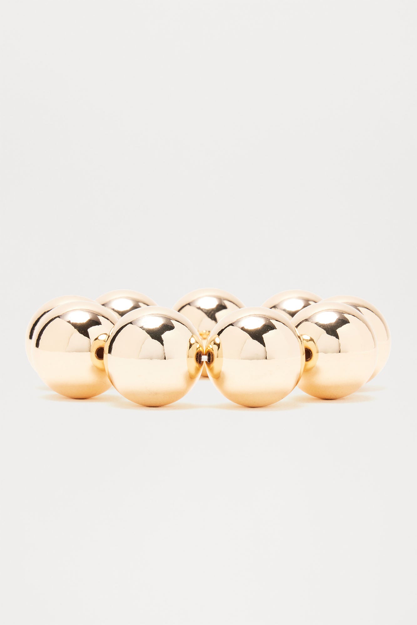 Kali Beaded Statement Bracelet - Gold