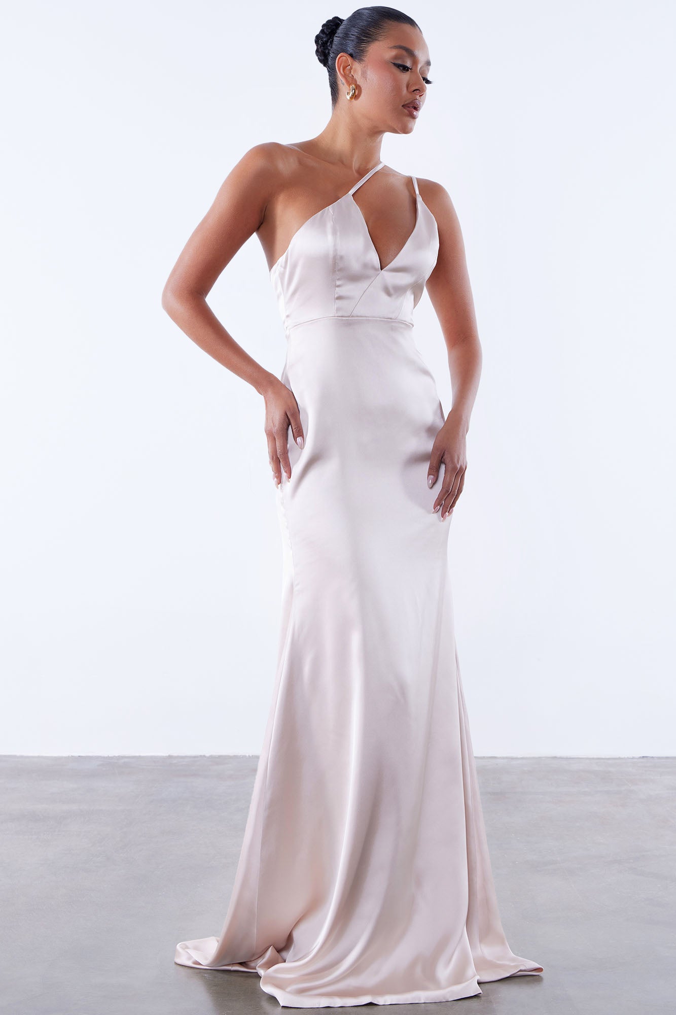 Tara Maxi Dress - Nude