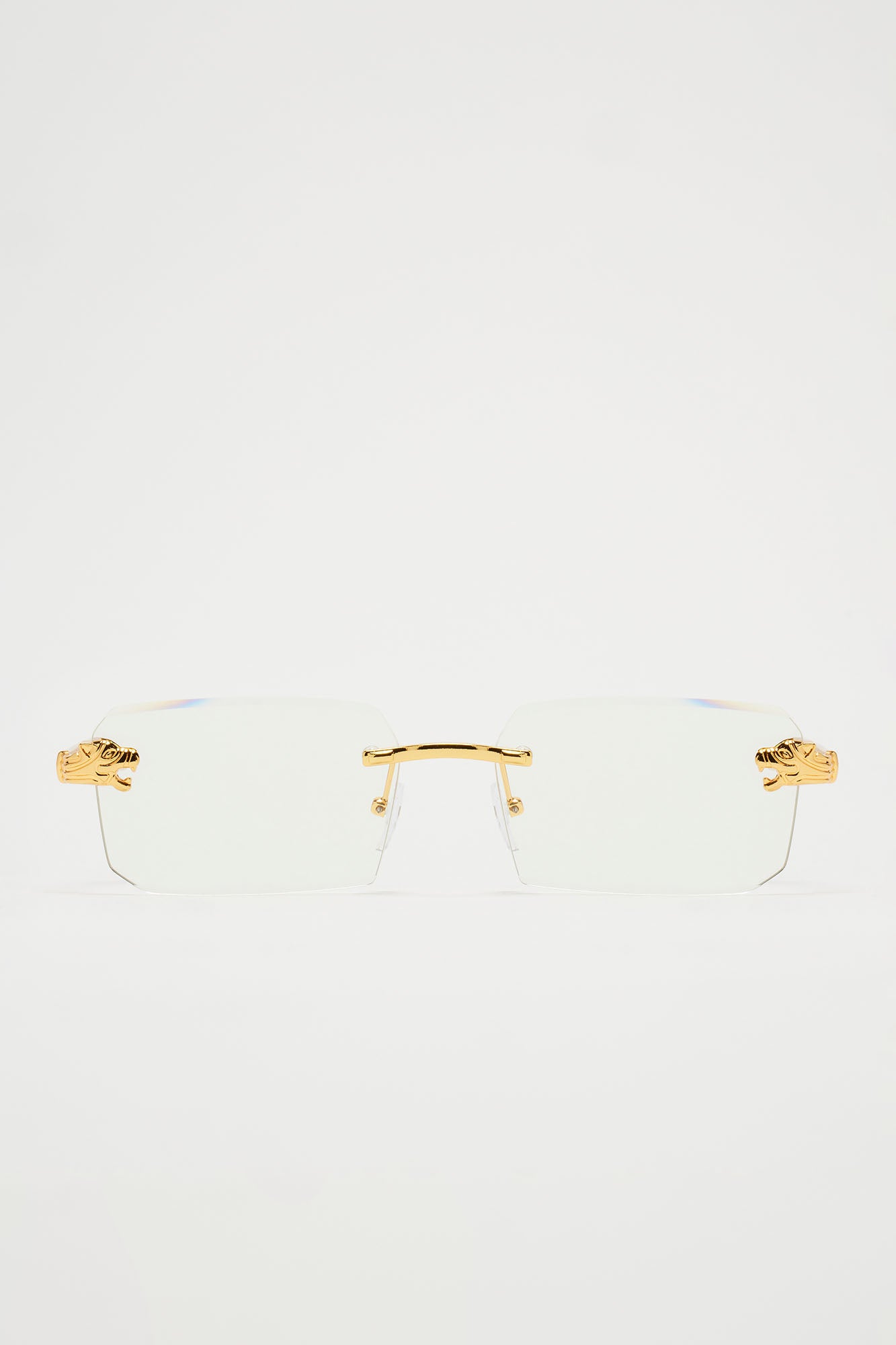 Burn It Down Sunglasses - Gold/Clear