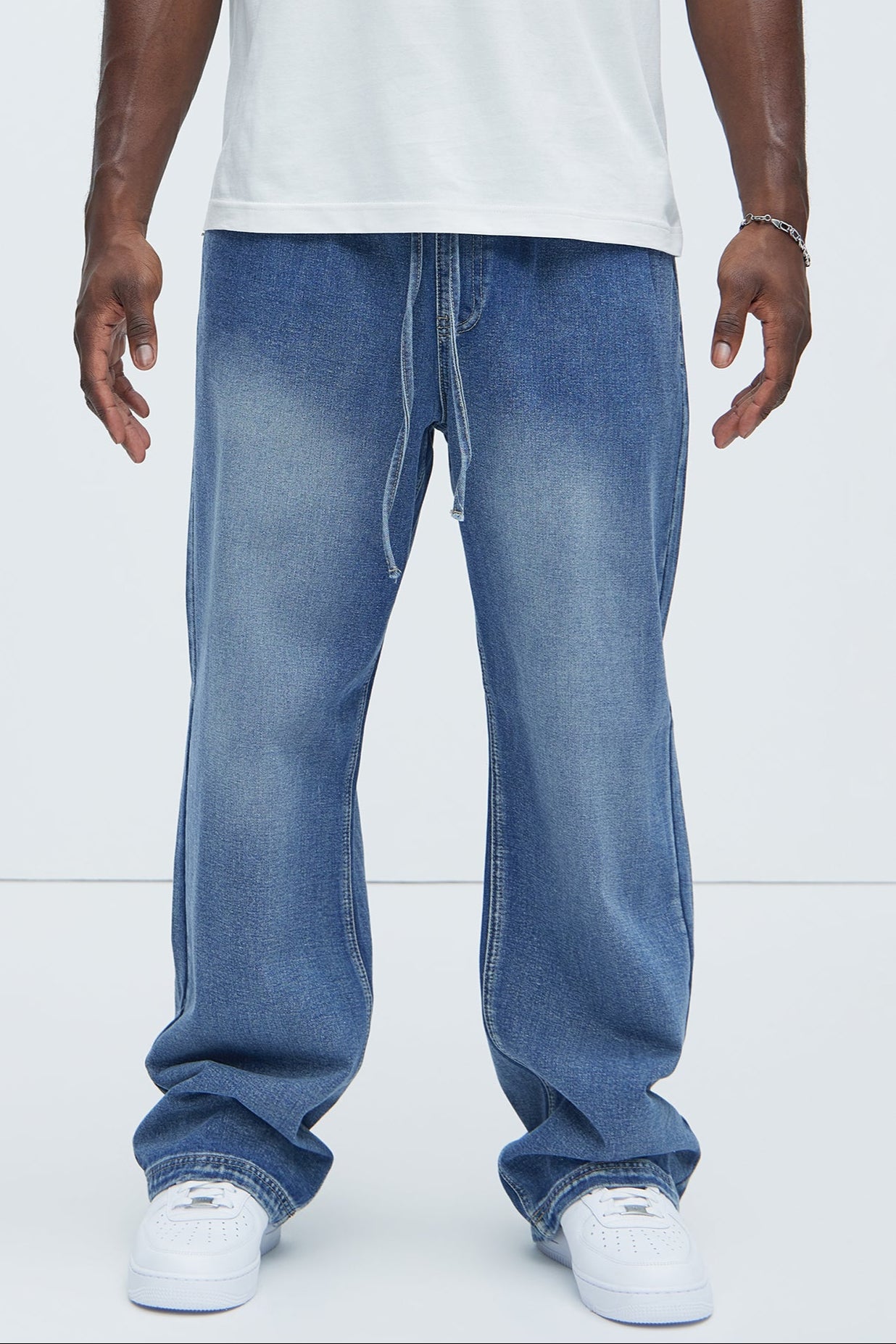 The All Day Flex Waist Baggy Jean - Indigo