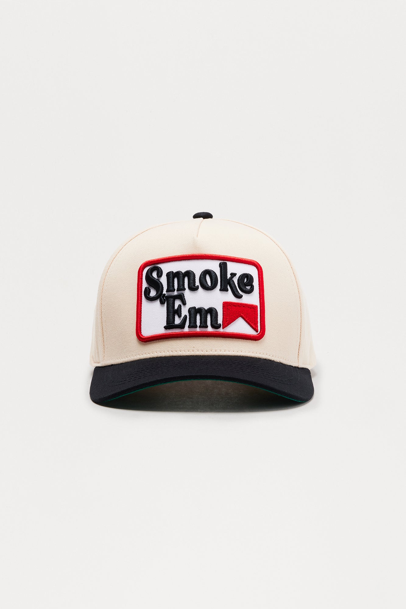 Smoke 'Em Snapback Hat - Stone/Combo
