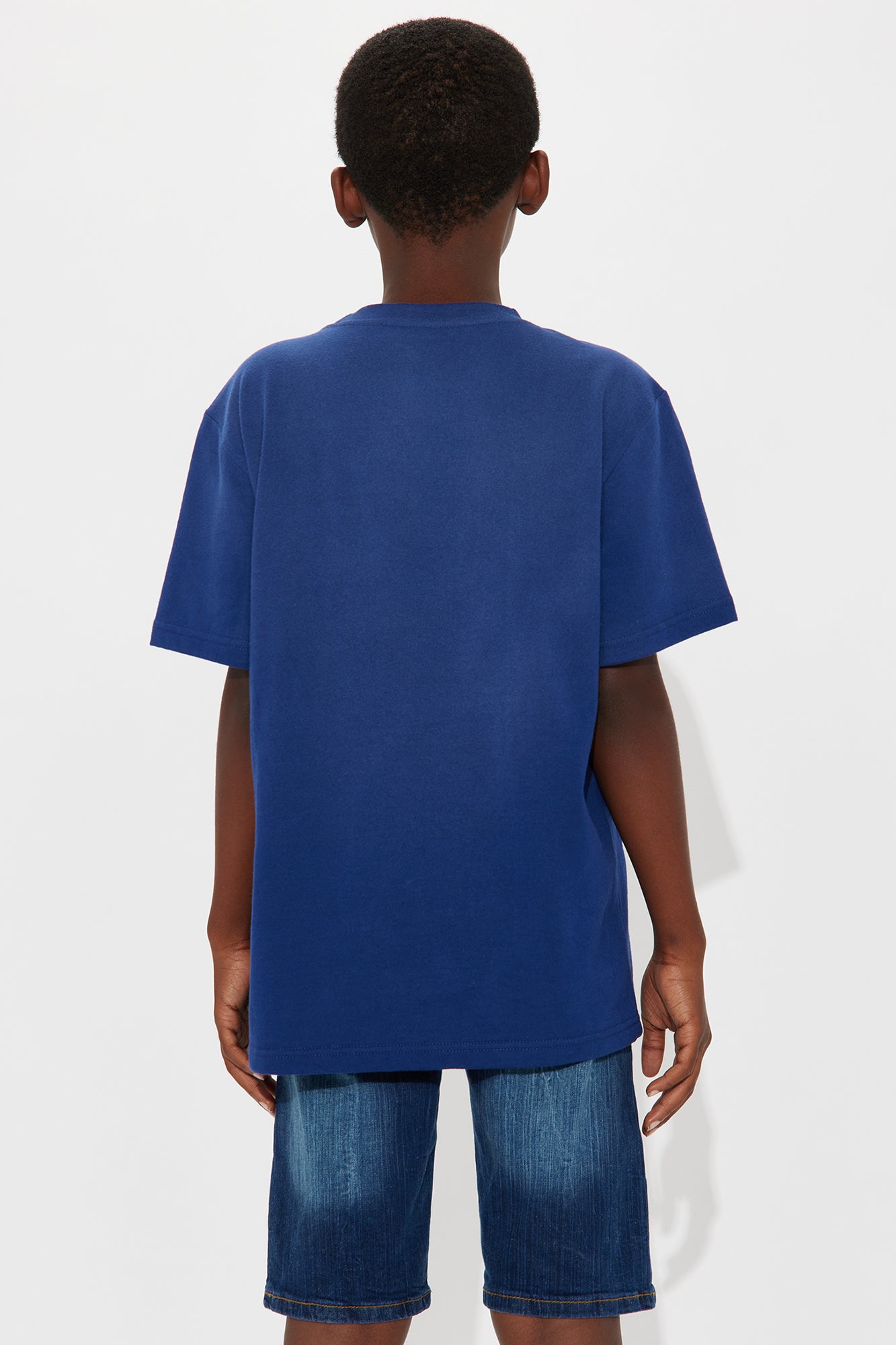 Mini Von Dutch Patch Short Sleeve Crew Tee - Navy