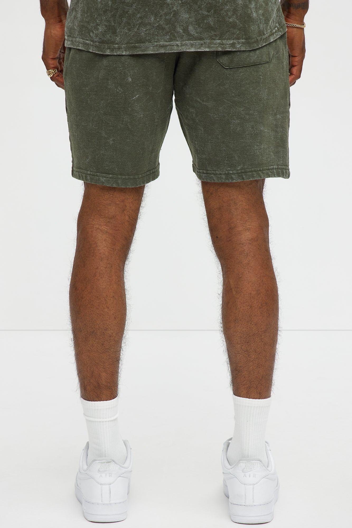 Self Paid Sweatshorts - Olive