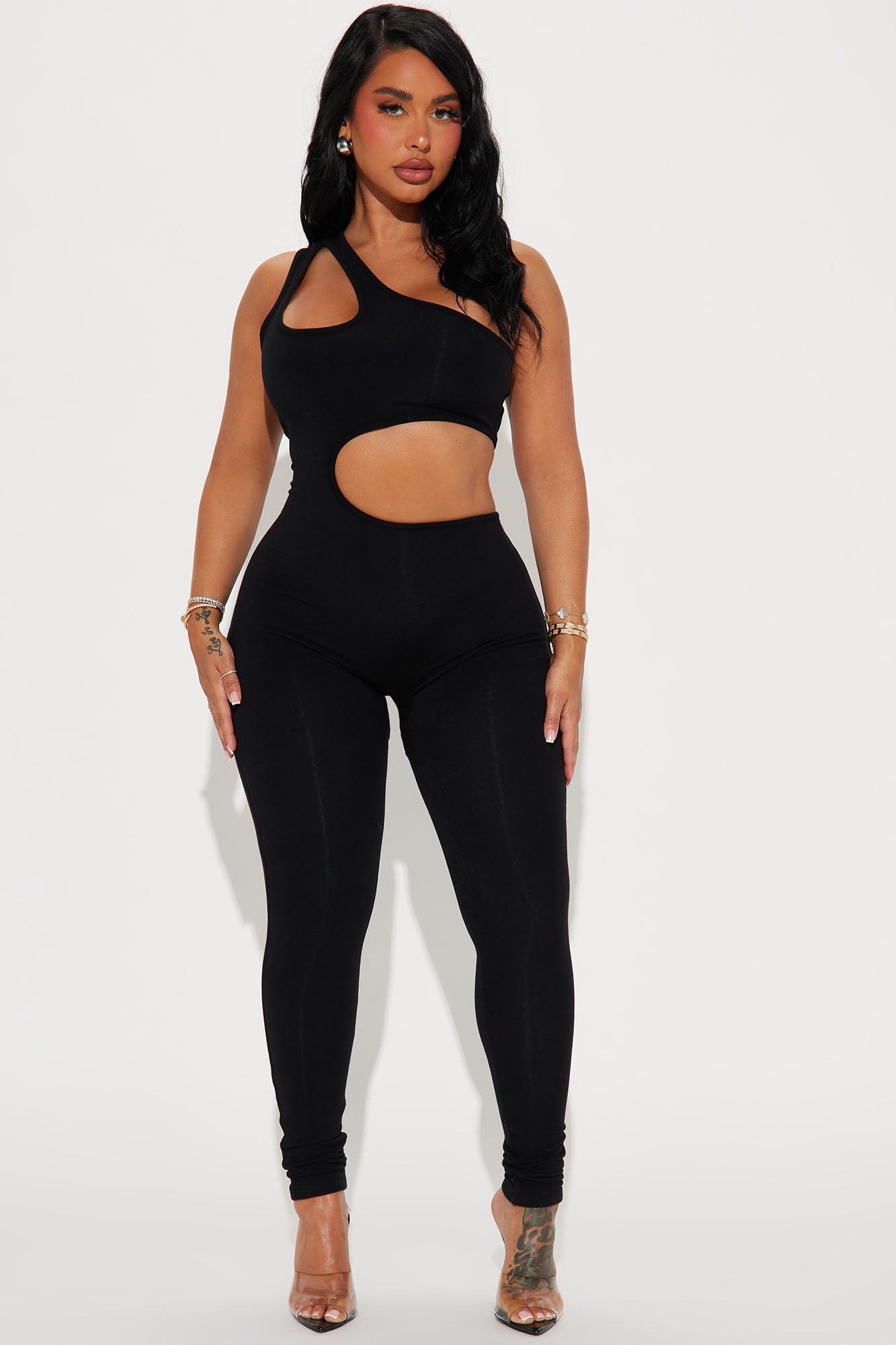 Perfect Catch Jumpsuit - Black