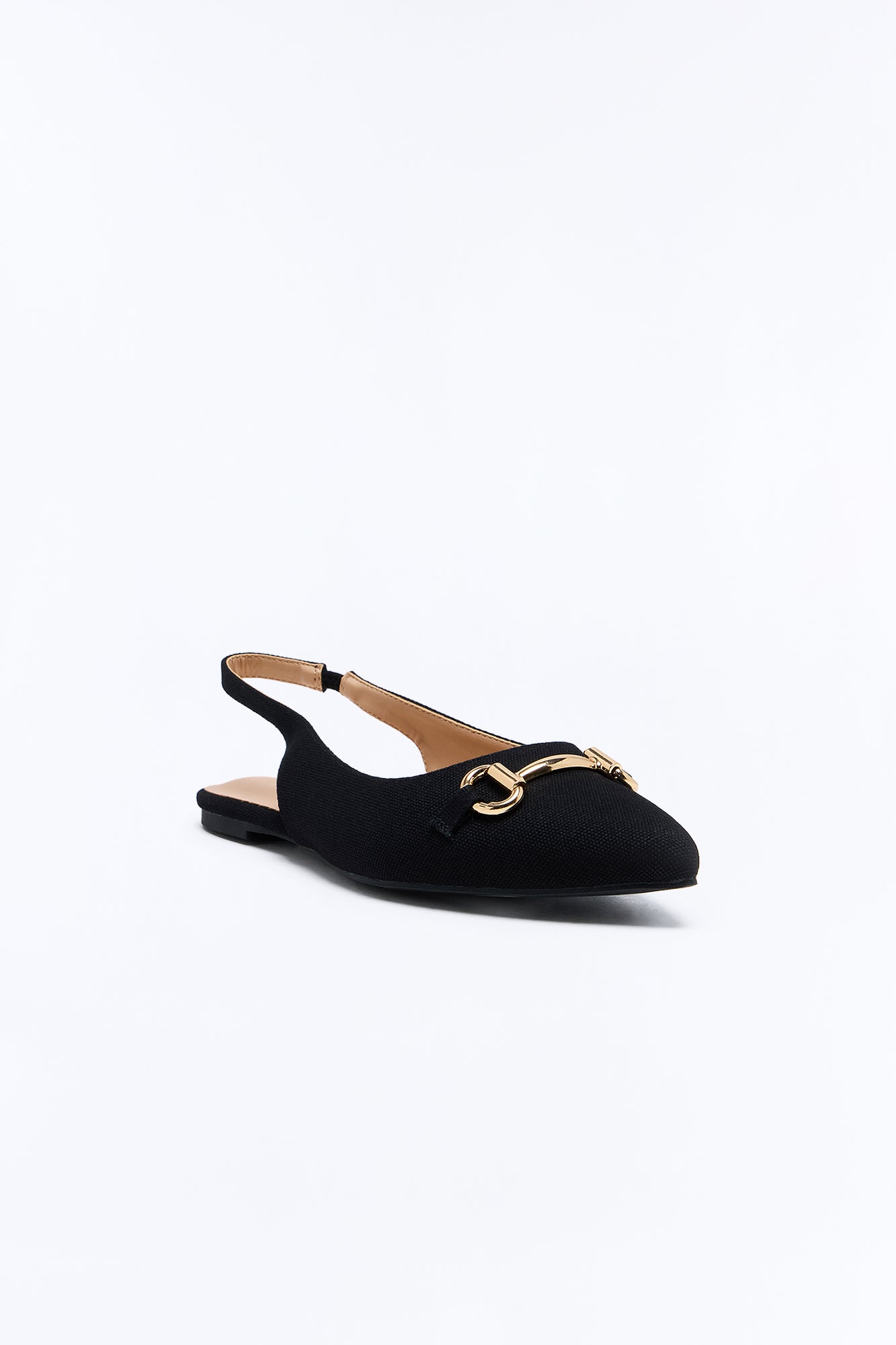 Rem Slingback Flats - Black