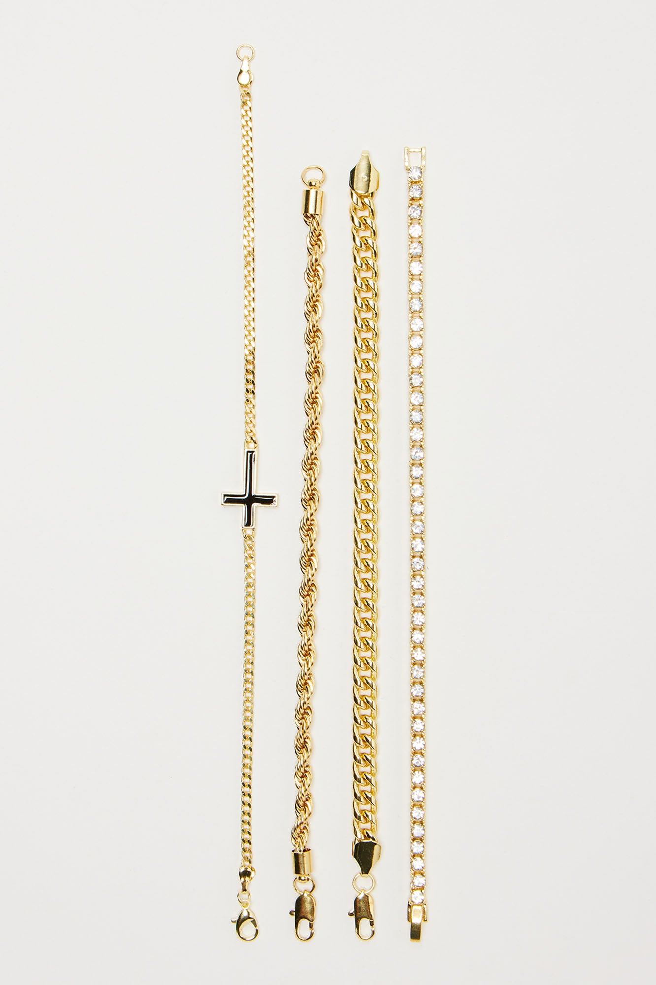 Came Home Late Bracelet Set - Gold