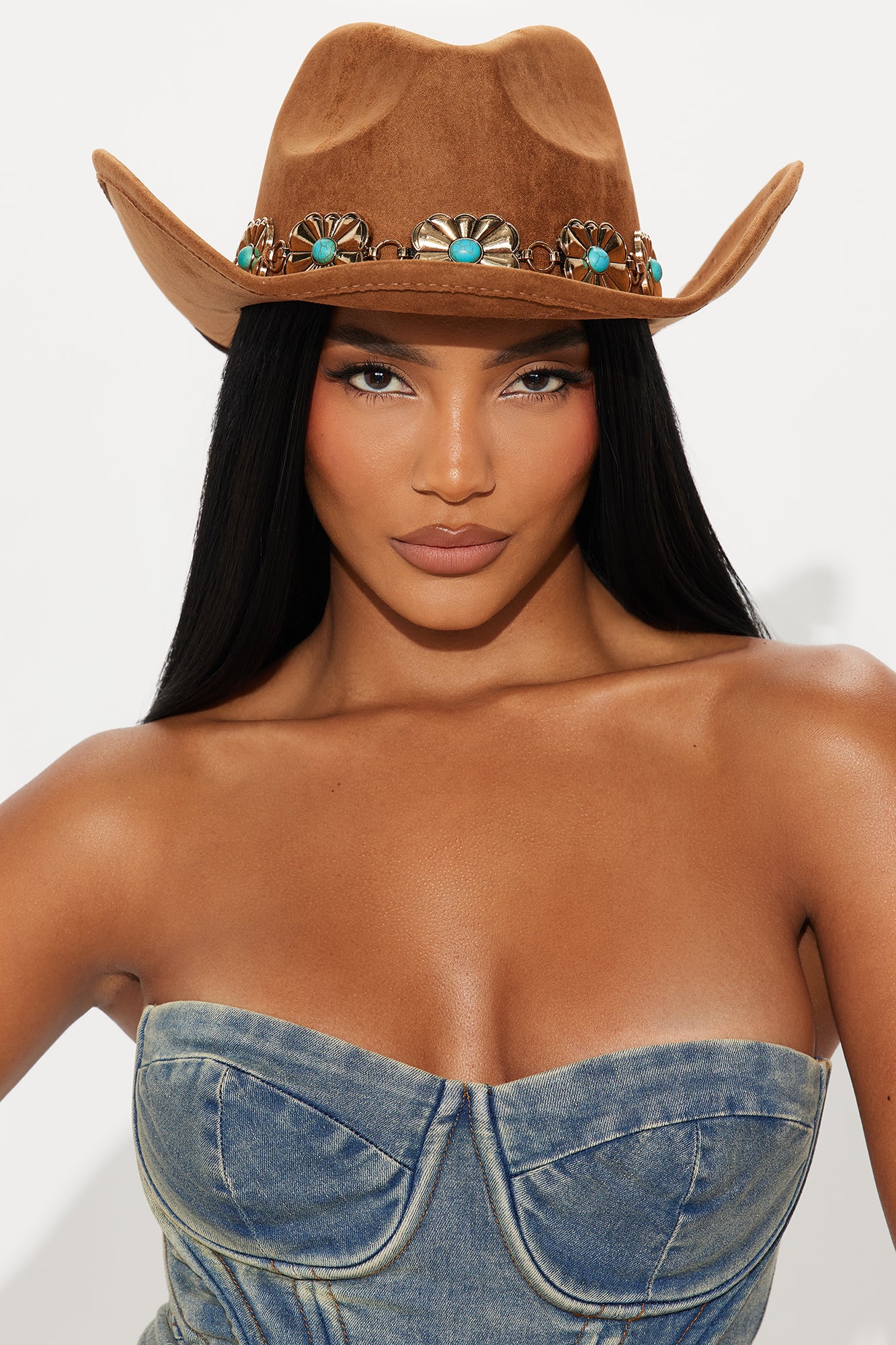 Sky's The Limit Cowboy Hat - Brown