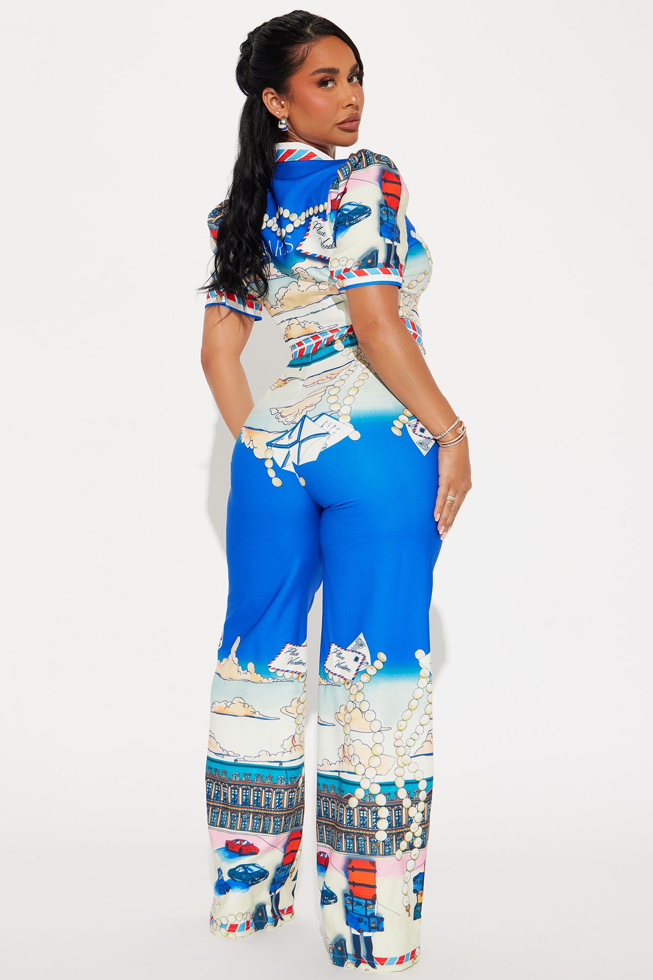 Monte Carlo Views Jumpsuit - Blue/combo