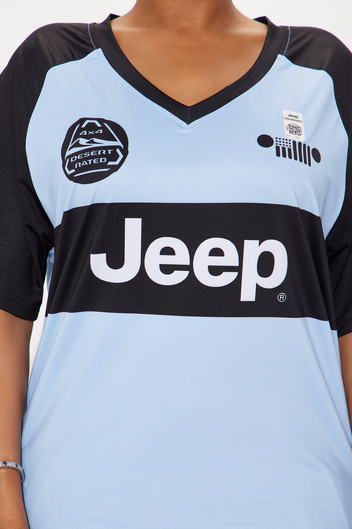 Jeep Wrangler Jersey Tee - Light Blue