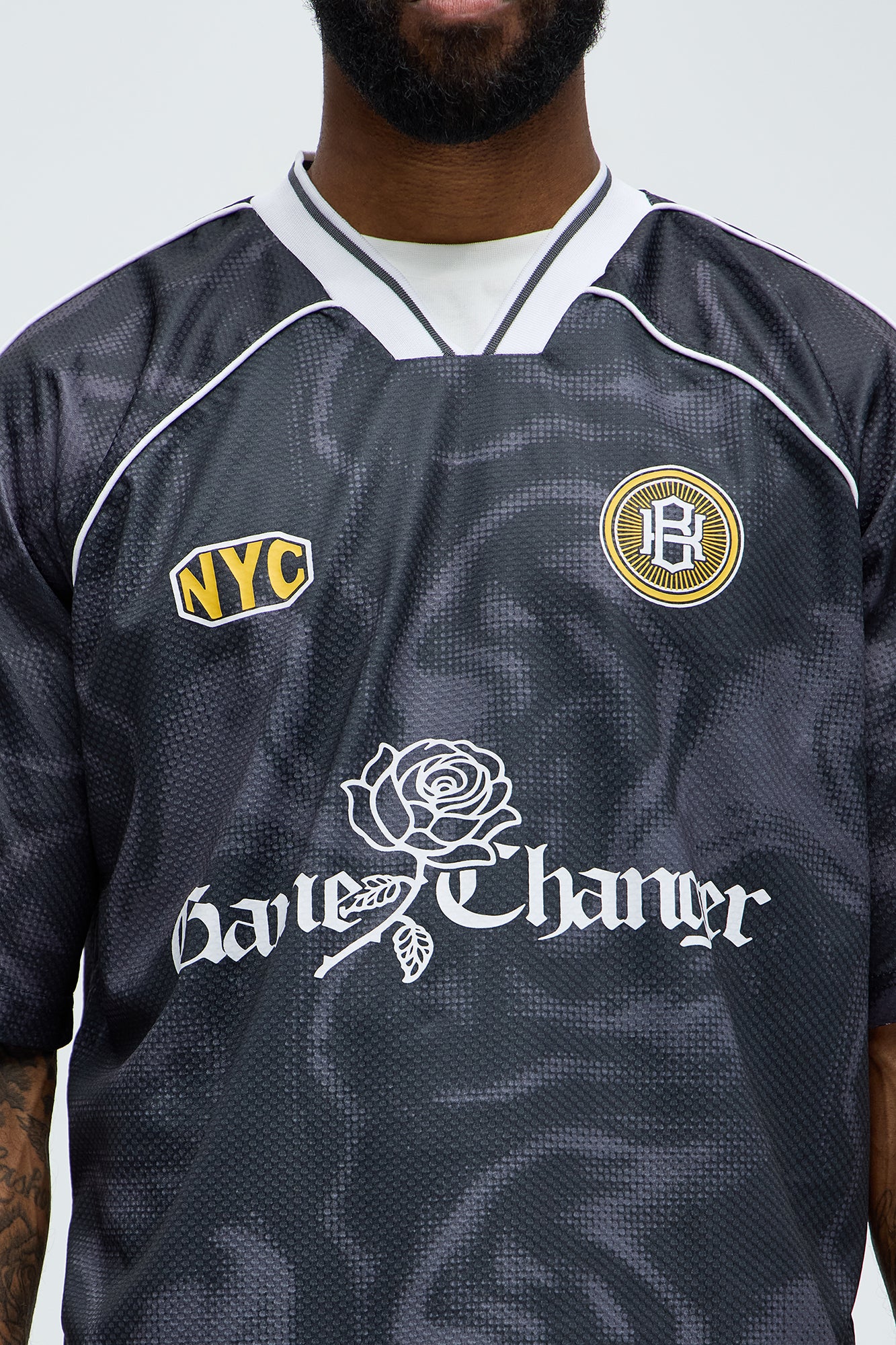 Game Changer Jersey Tee - Black