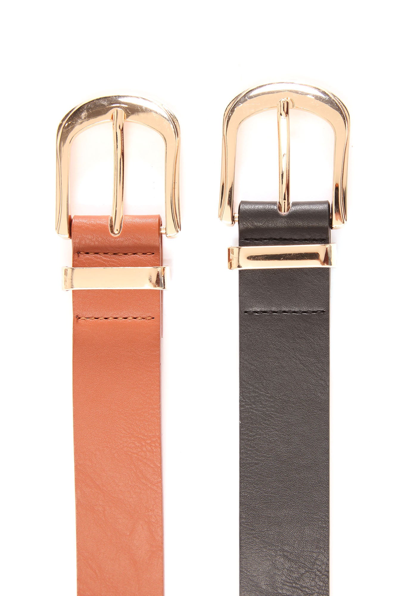Back To Basic Belt Set - Black/Tan