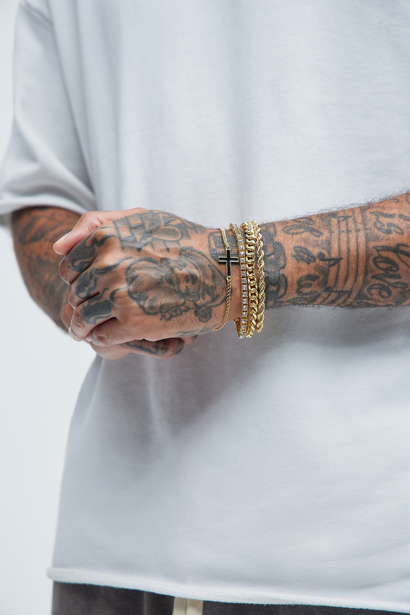 Came Home Late Bracelet Set - Gold