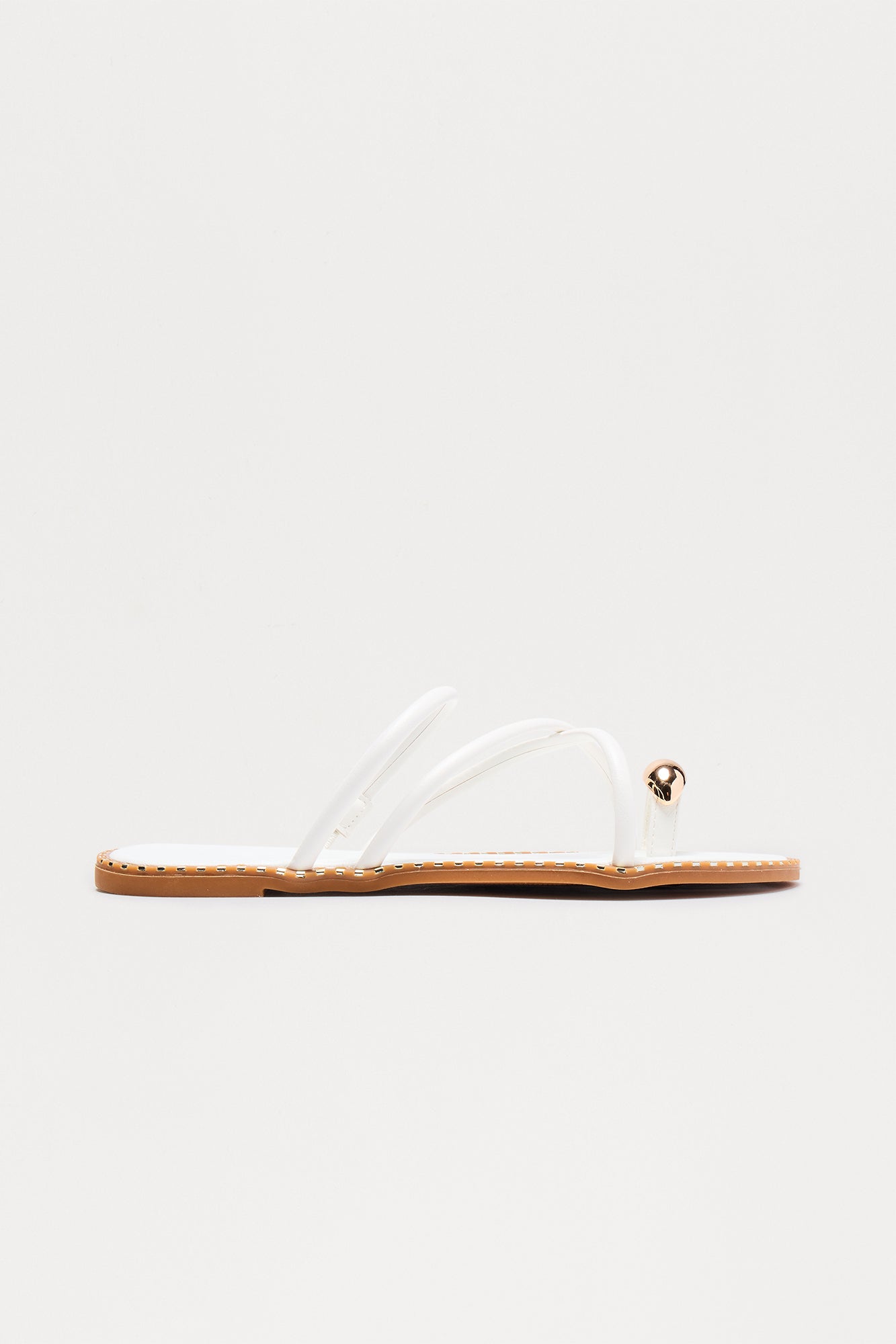Cruiser Toe Ring Sandals - White