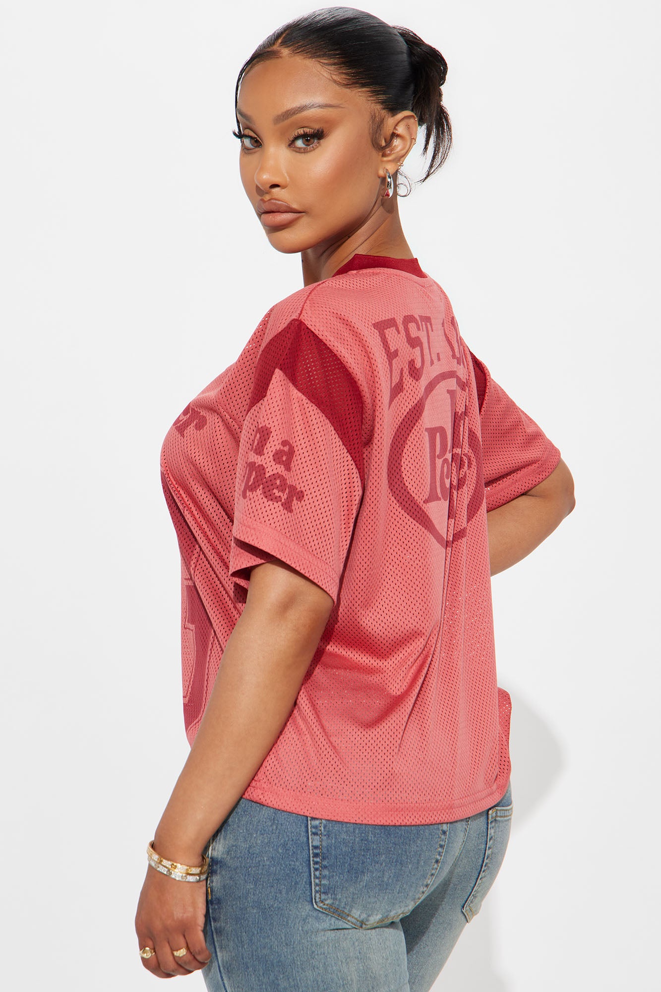 Dr Pepper Jersey Tee - Red