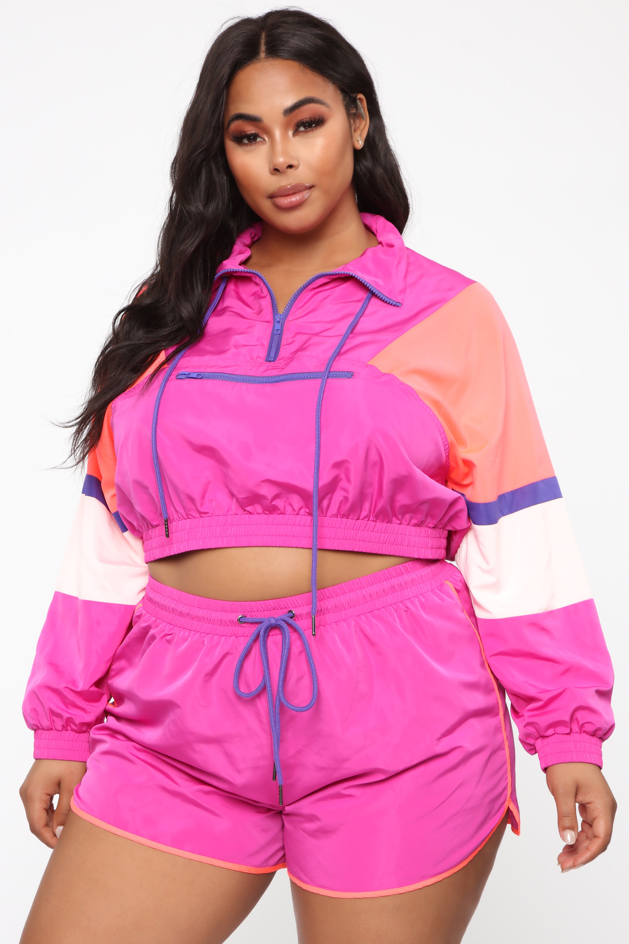 Making A Statement Lounge Set - Magenta/Multi
