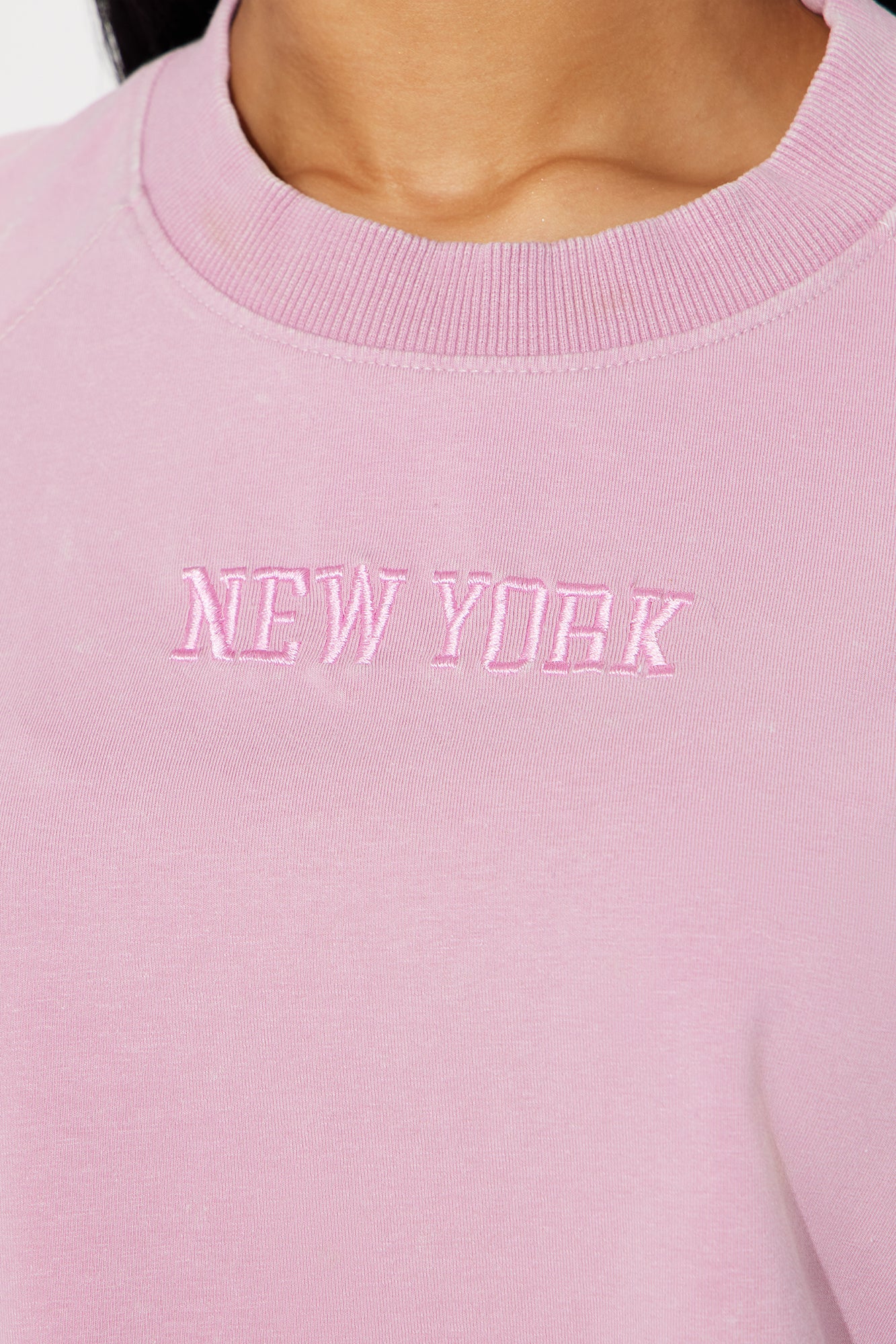 In New York Ribbed Legging Set - Pink