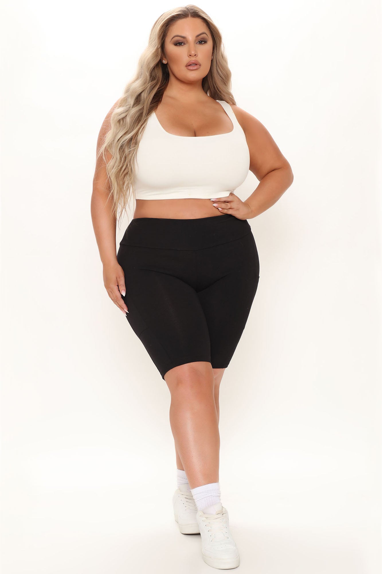 Keeping Up Biker Short - Black