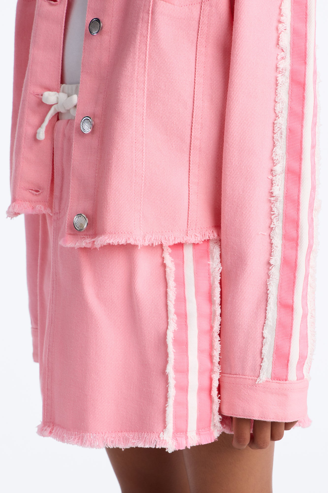 Mini Fabulous Forever Denim Jacket - Pink