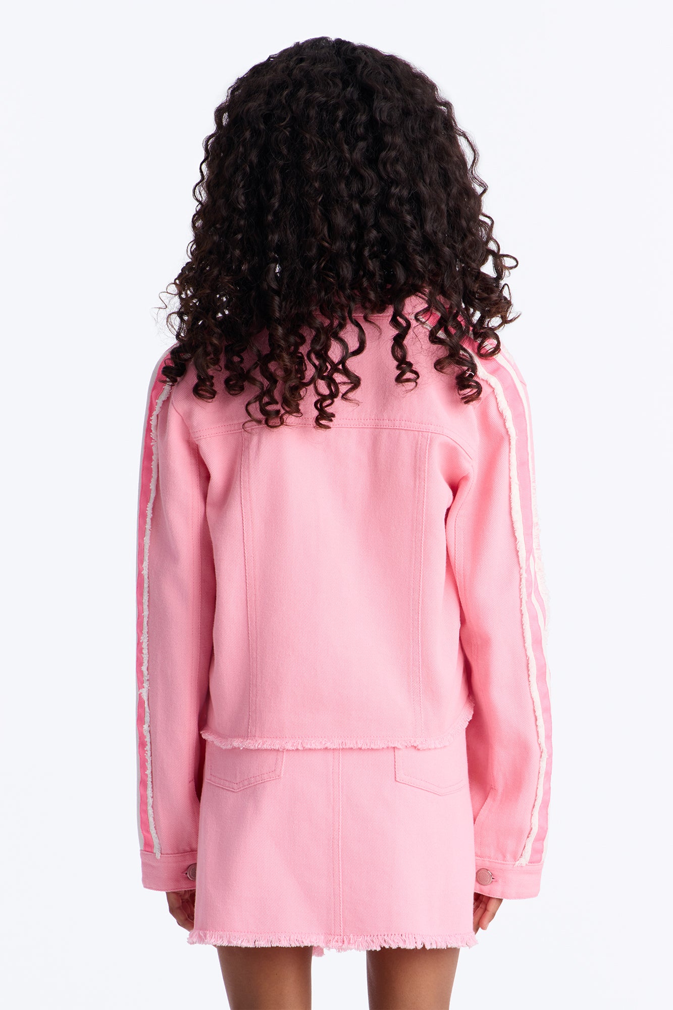 Mini Fabulous Forever Denim Jacket - Pink
