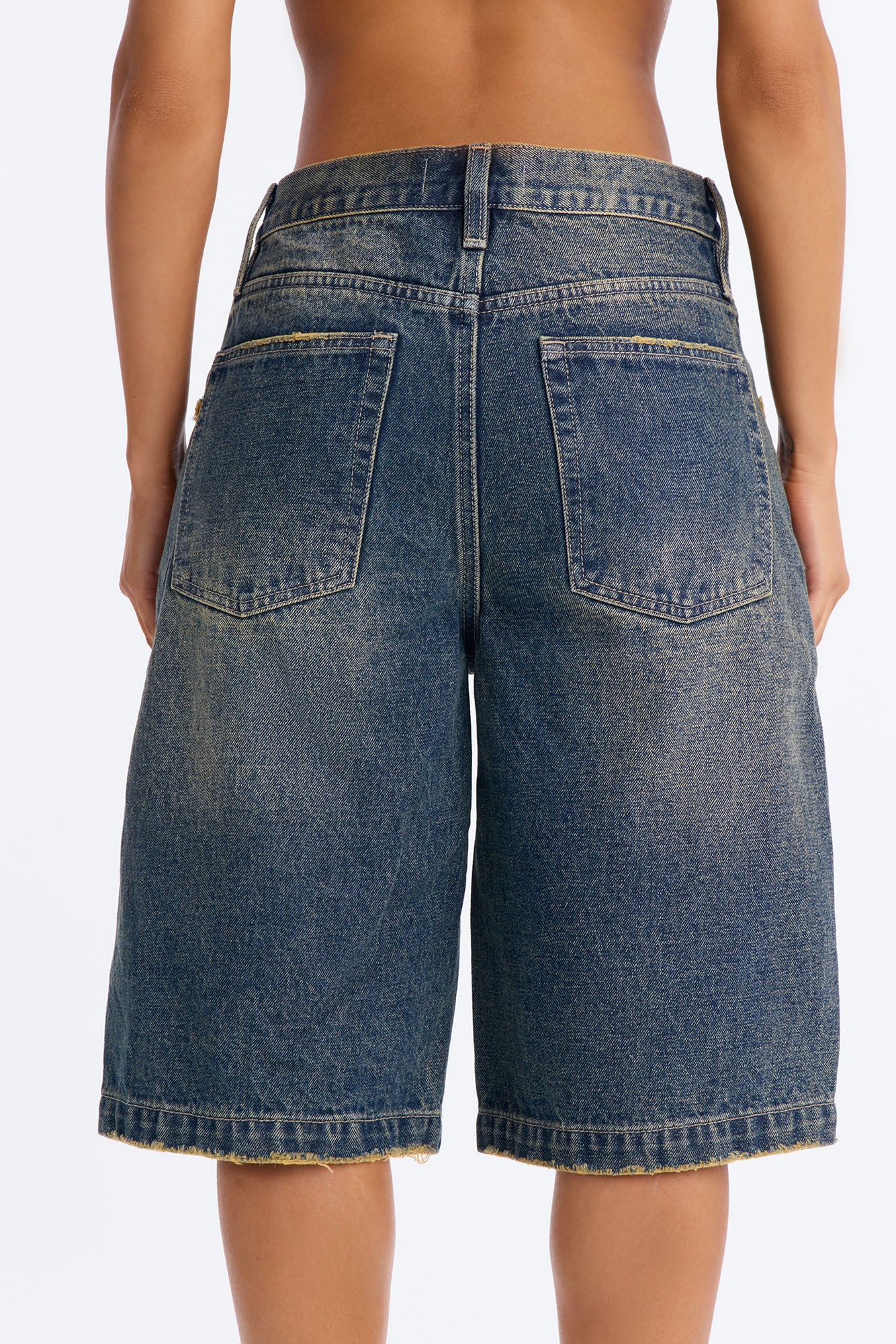 Palermo Denim Jorts - Dark Wash