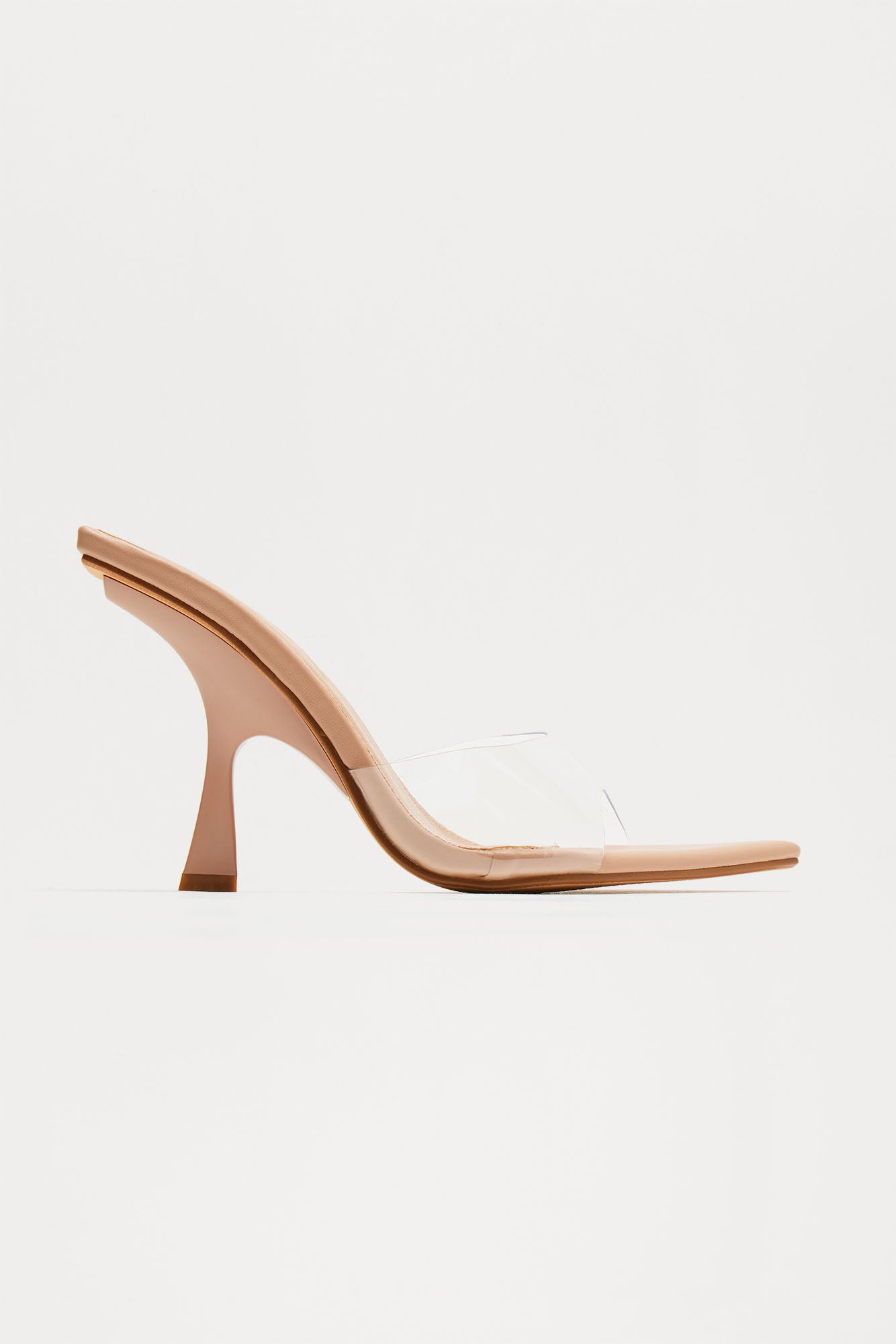 Naomi Pointed Toe Mules - Nude