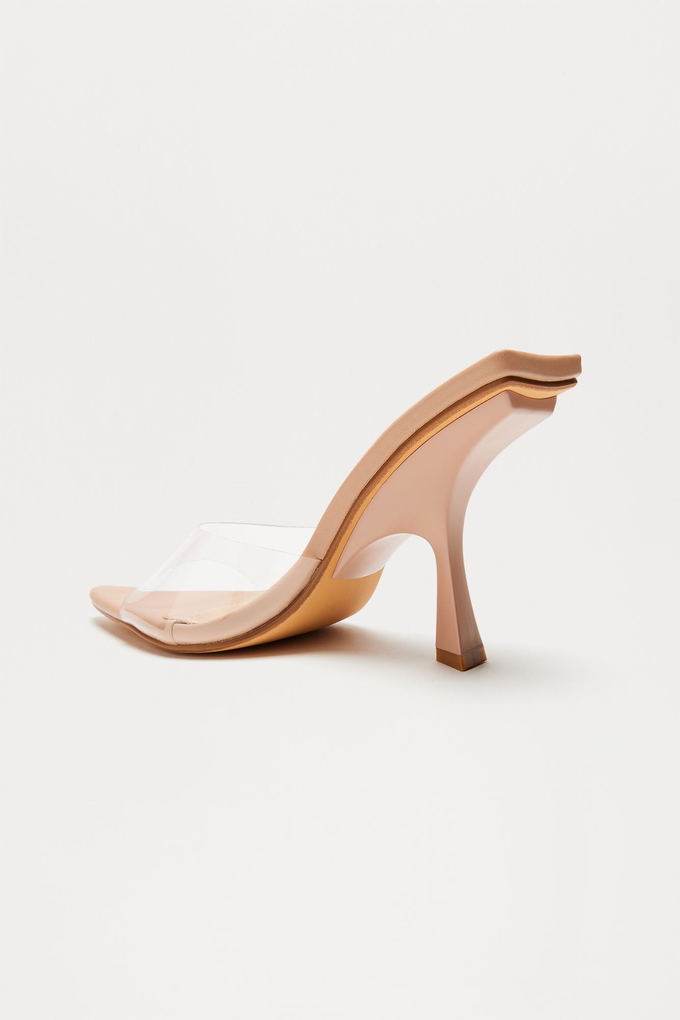 Naomi Pointed Toe Mules - Nude