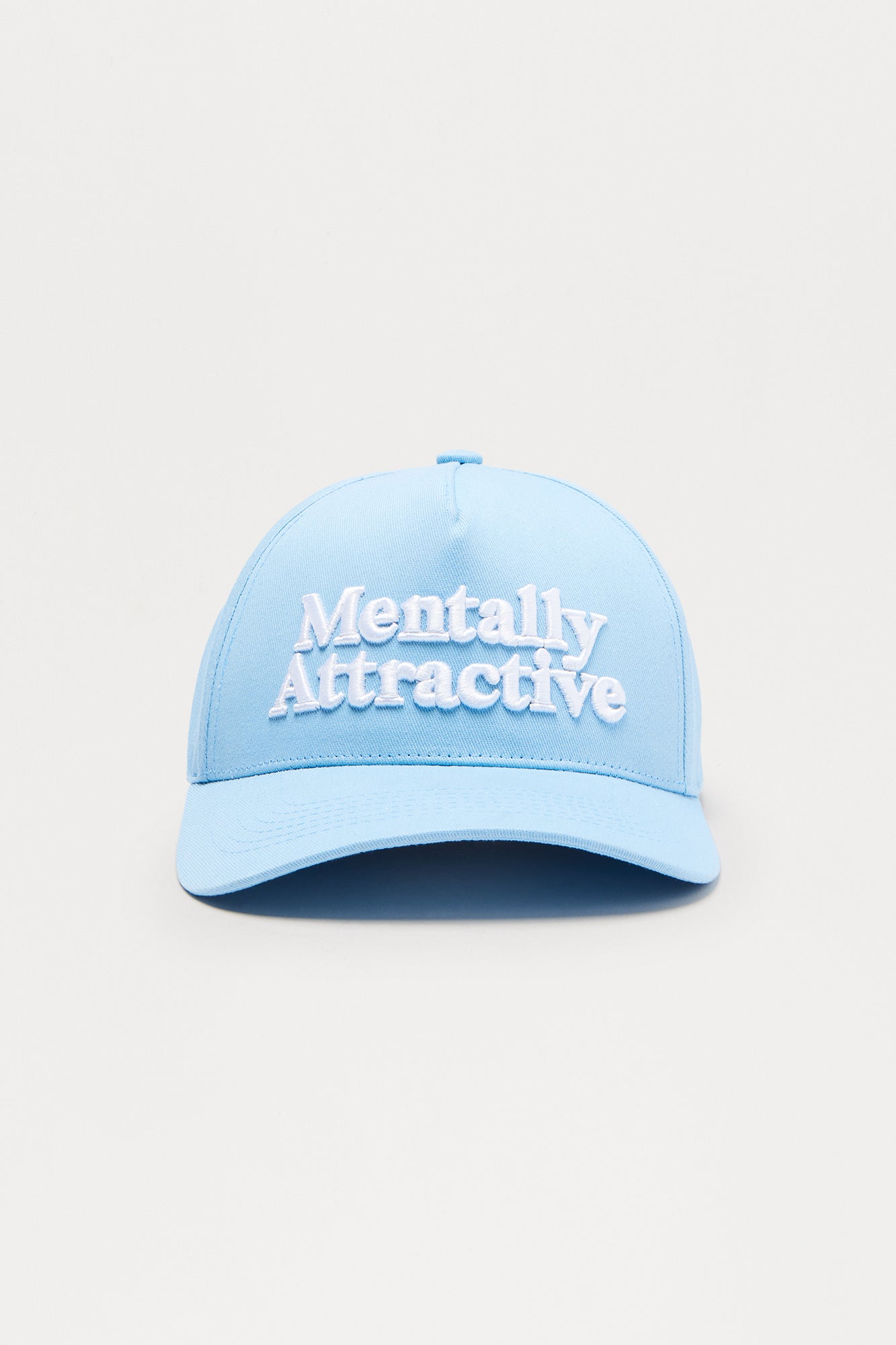 Mentally Attractive Snapback Hat - Light Blue