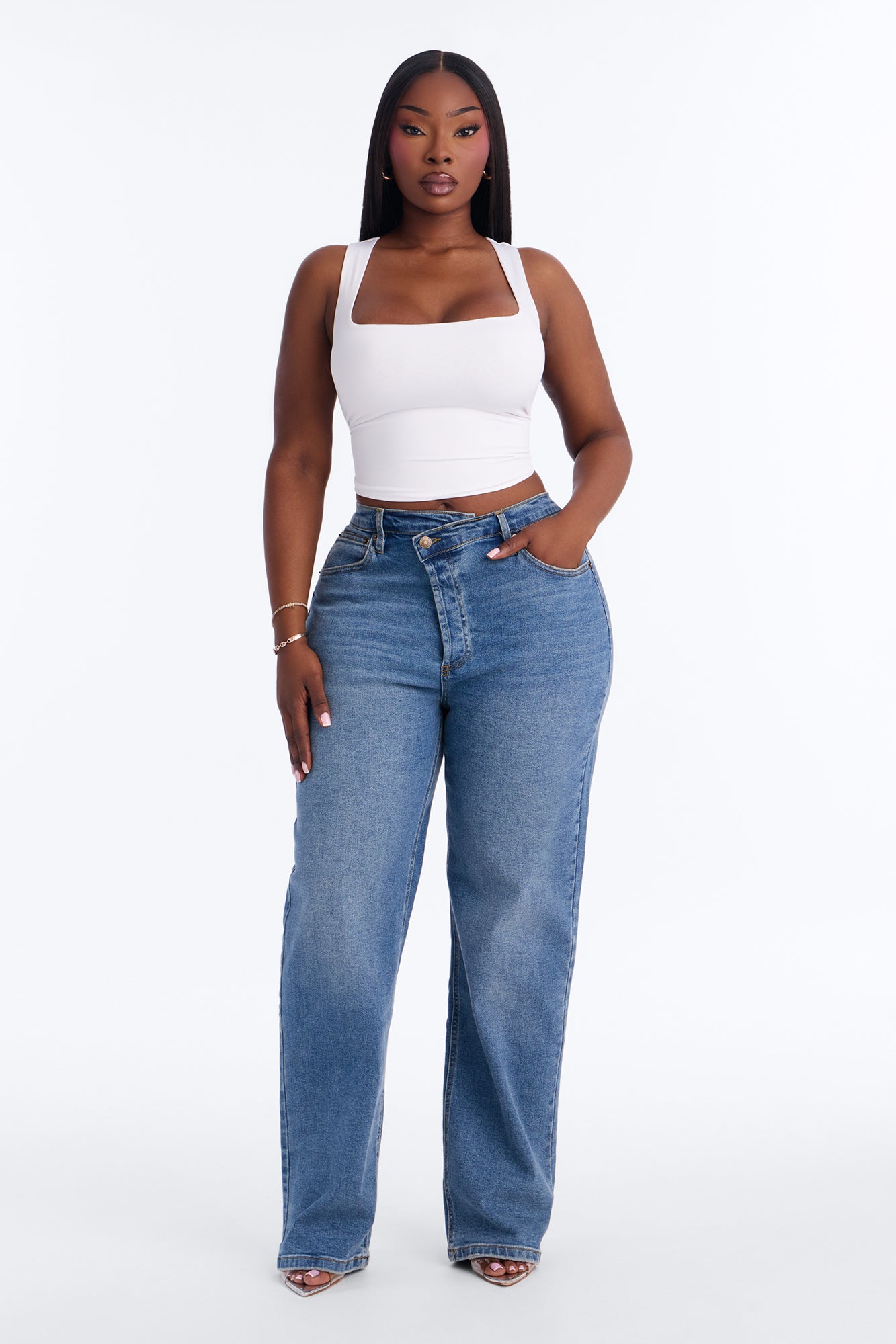 Last Time Double Lined Top - White