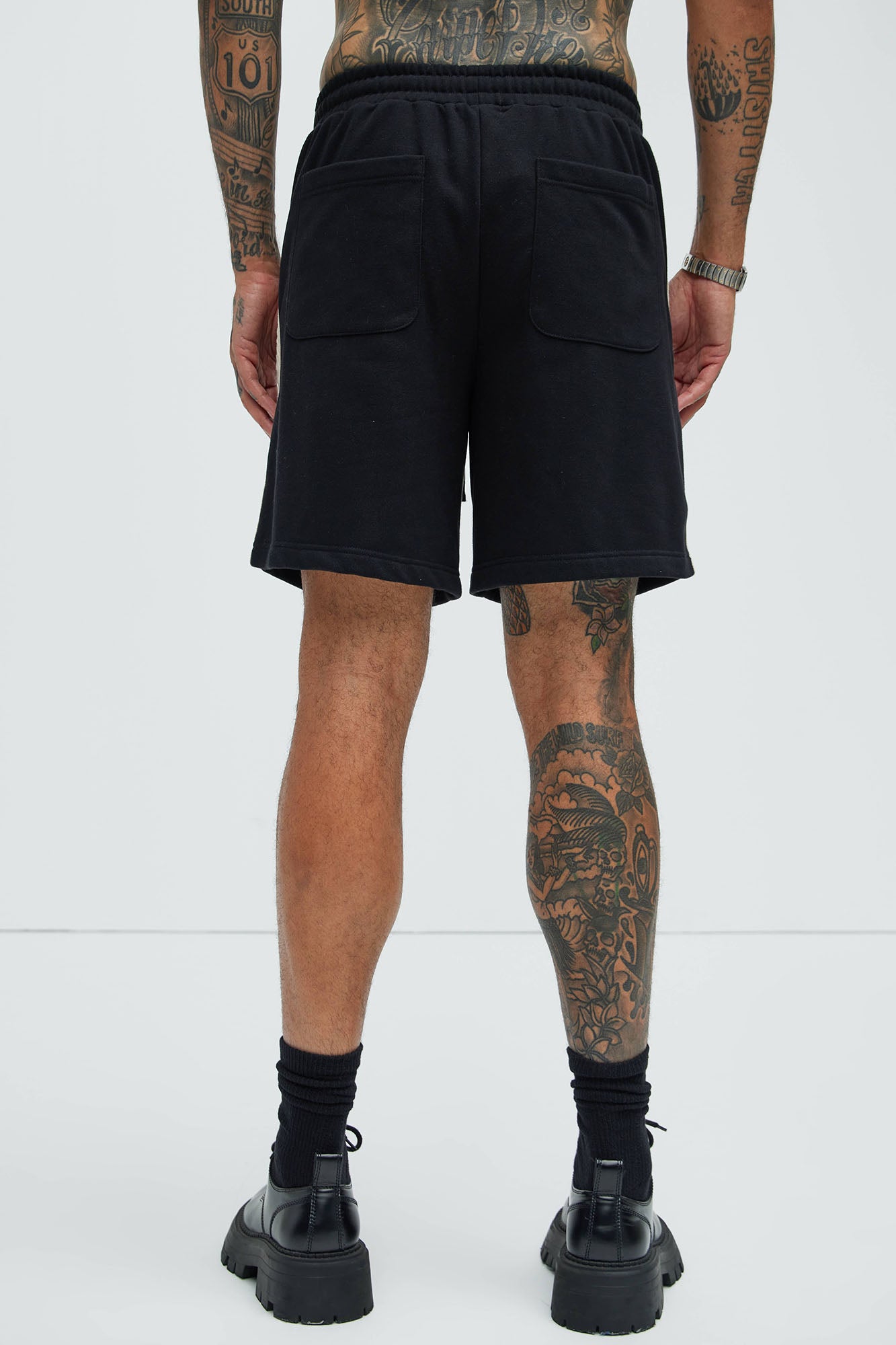 Luka Relaxed Shorts - Black/combo