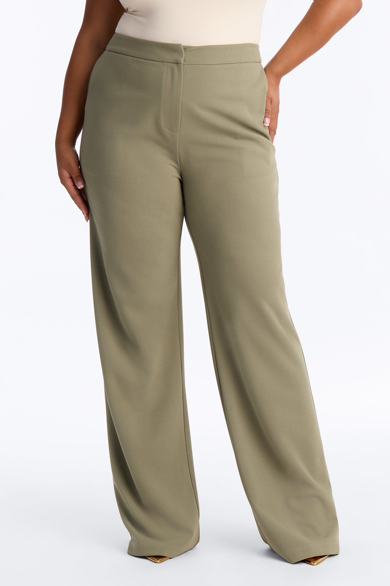 Core Competency Straight Leg Trouser - Sage
