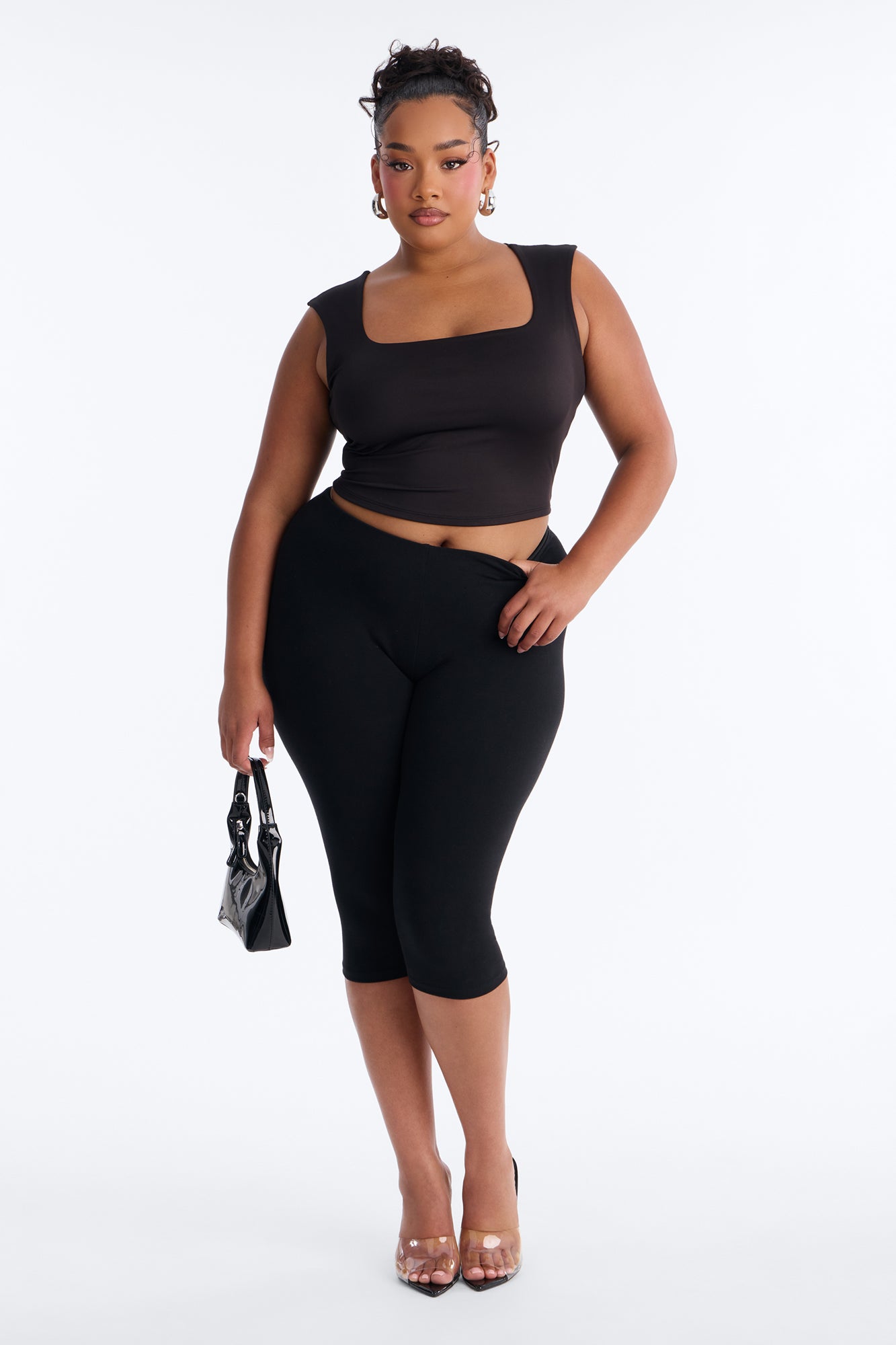Christine Sleeveless Top - Black