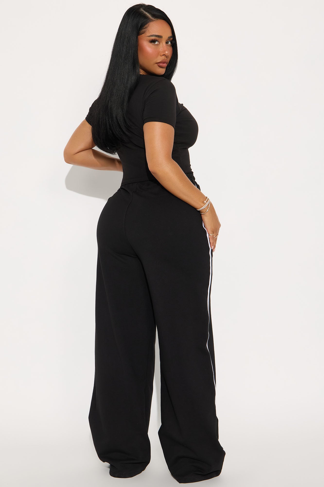 Athletic Division Pant Set - Black
