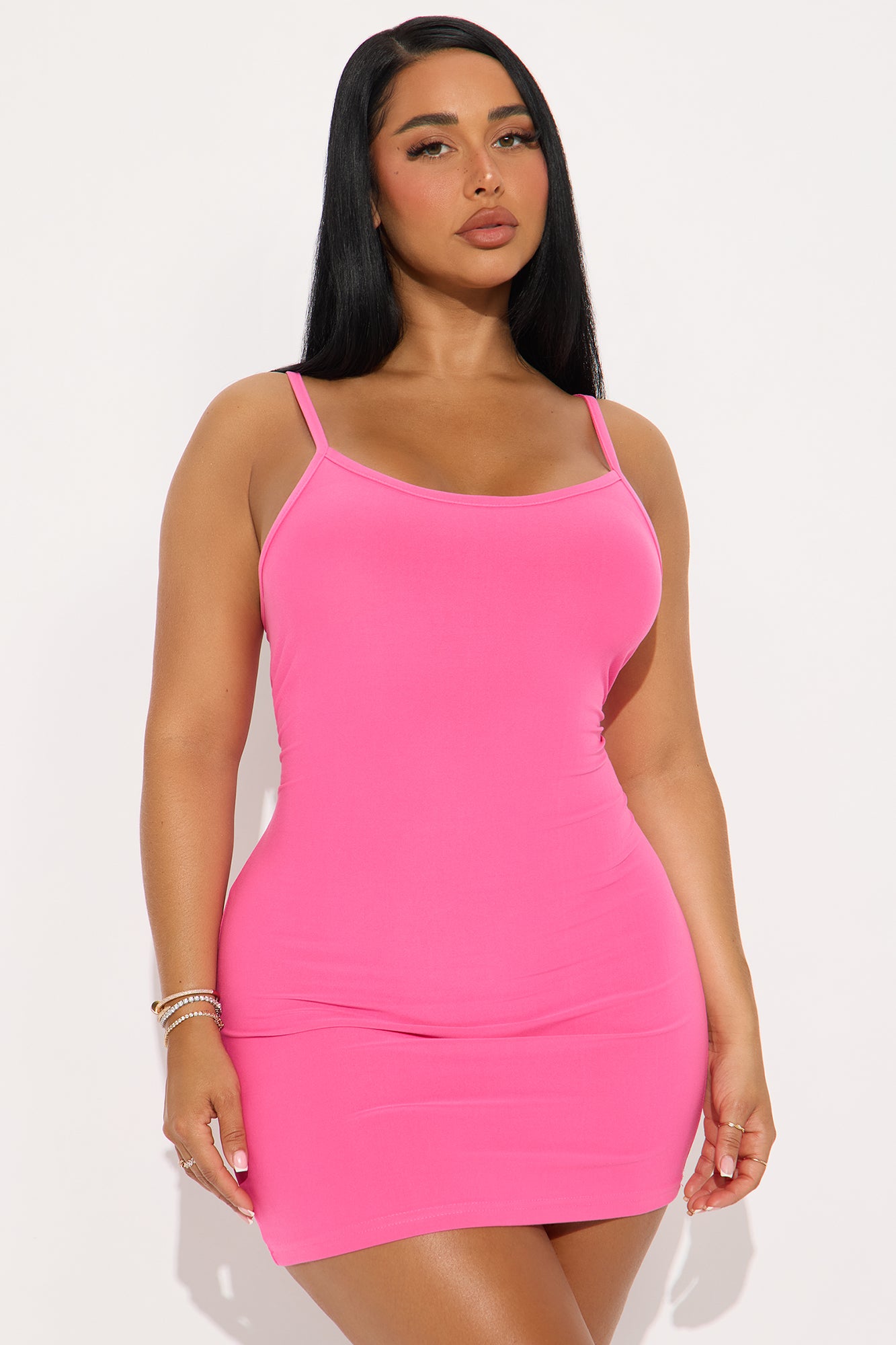 Dreamy Mood PJ Sleep Dress - Hot Pink