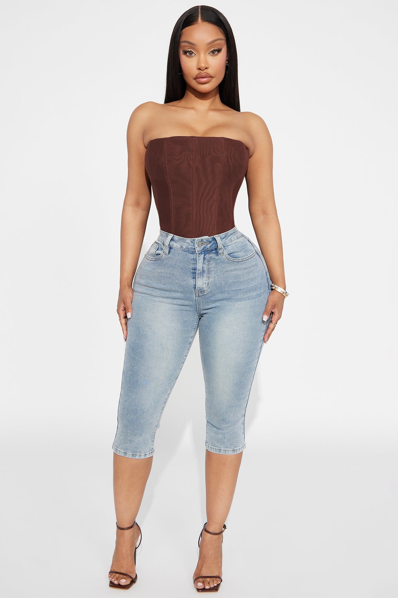 San Diego Skinny Capri Jeans - Light Wash