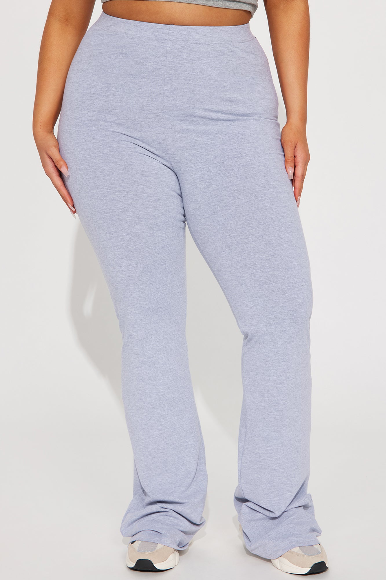 Tall Adriana Flare Pant - Heather Grey